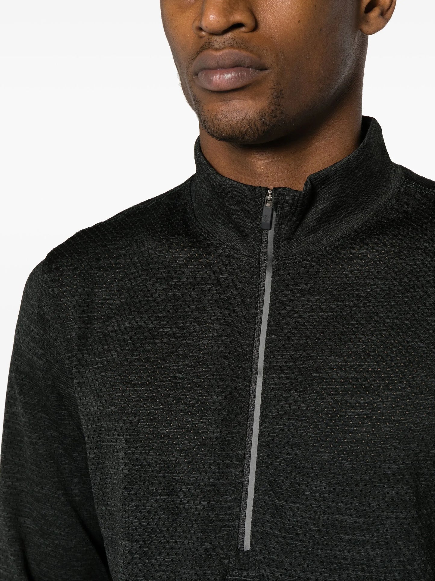 Metal Vent Tech zip-up performance T-shirt