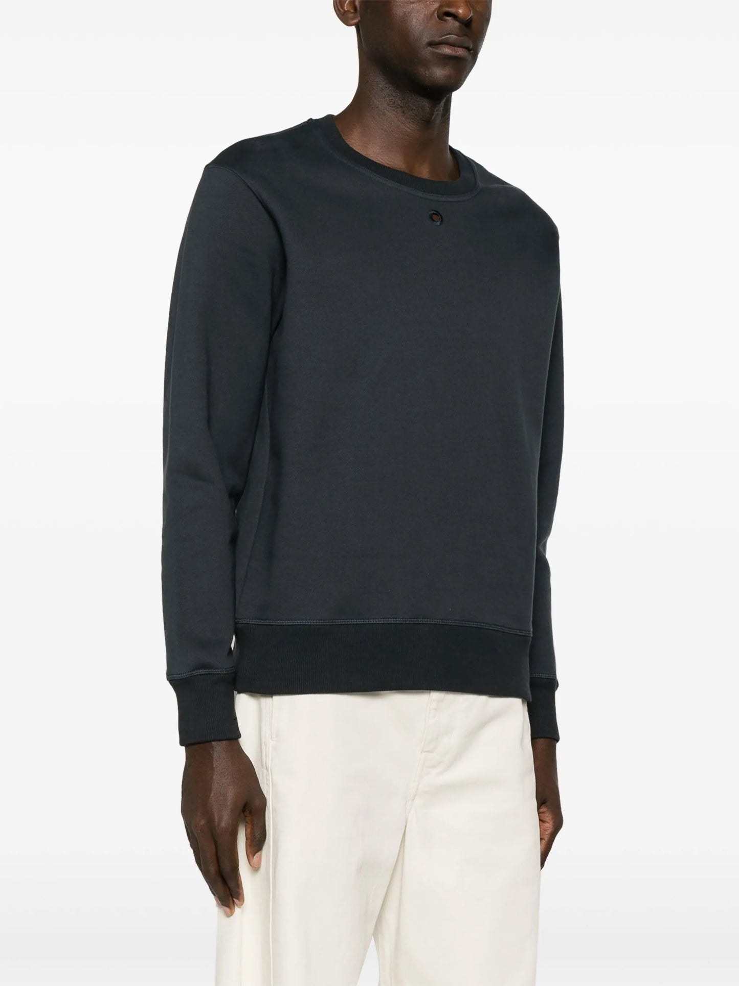Hole cotton sweatshirt