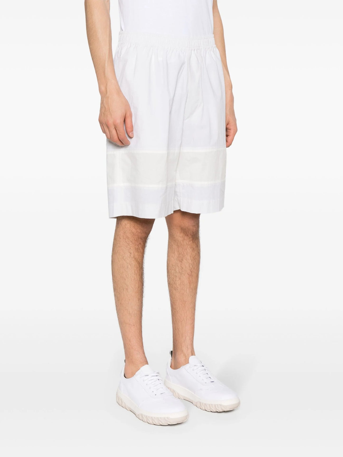 Barrel cotton bermuda shorts