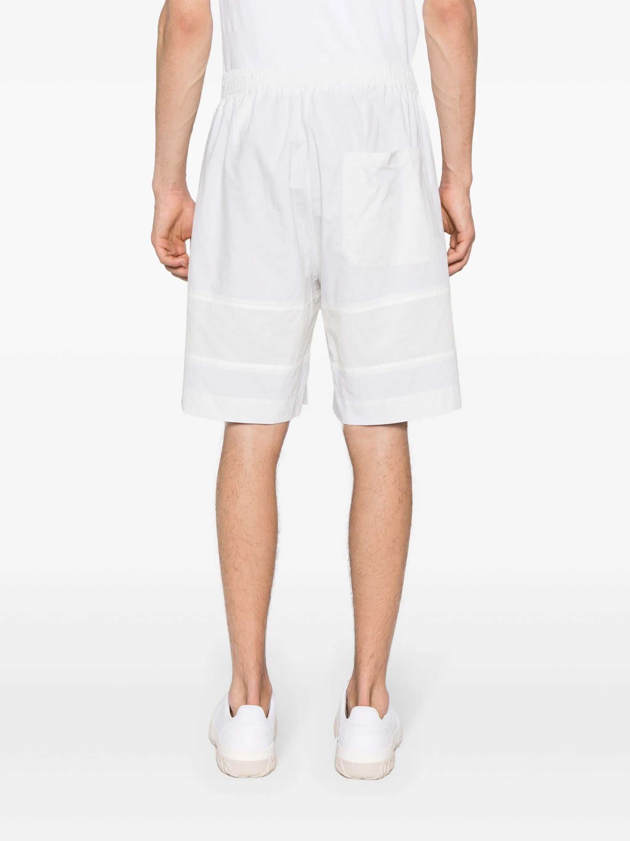 Barrel cotton bermuda shorts