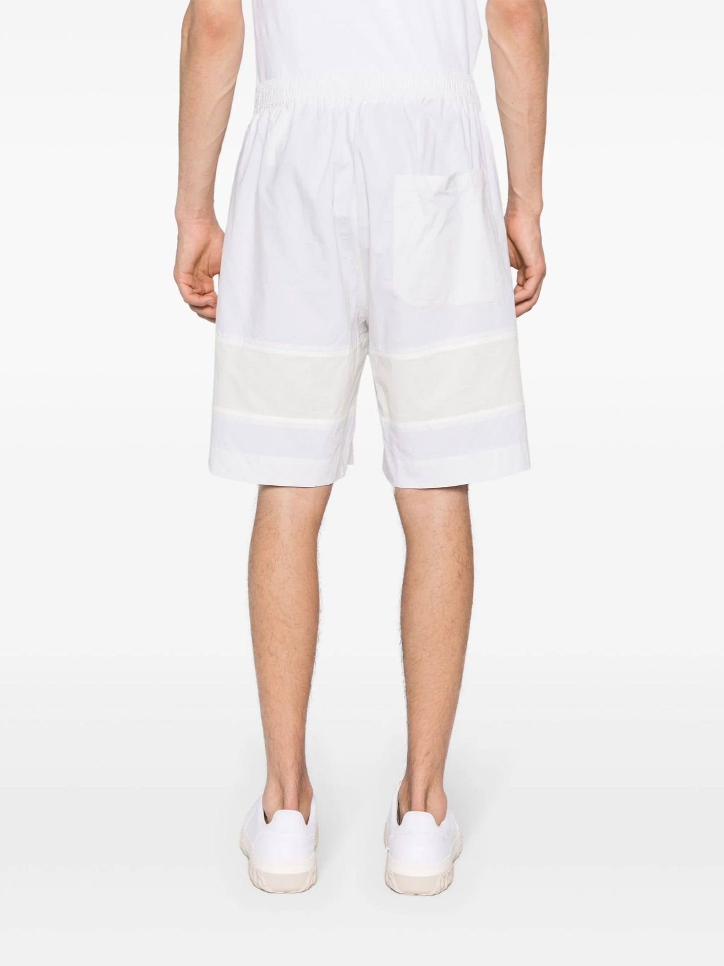 Barrel cotton bermuda shorts