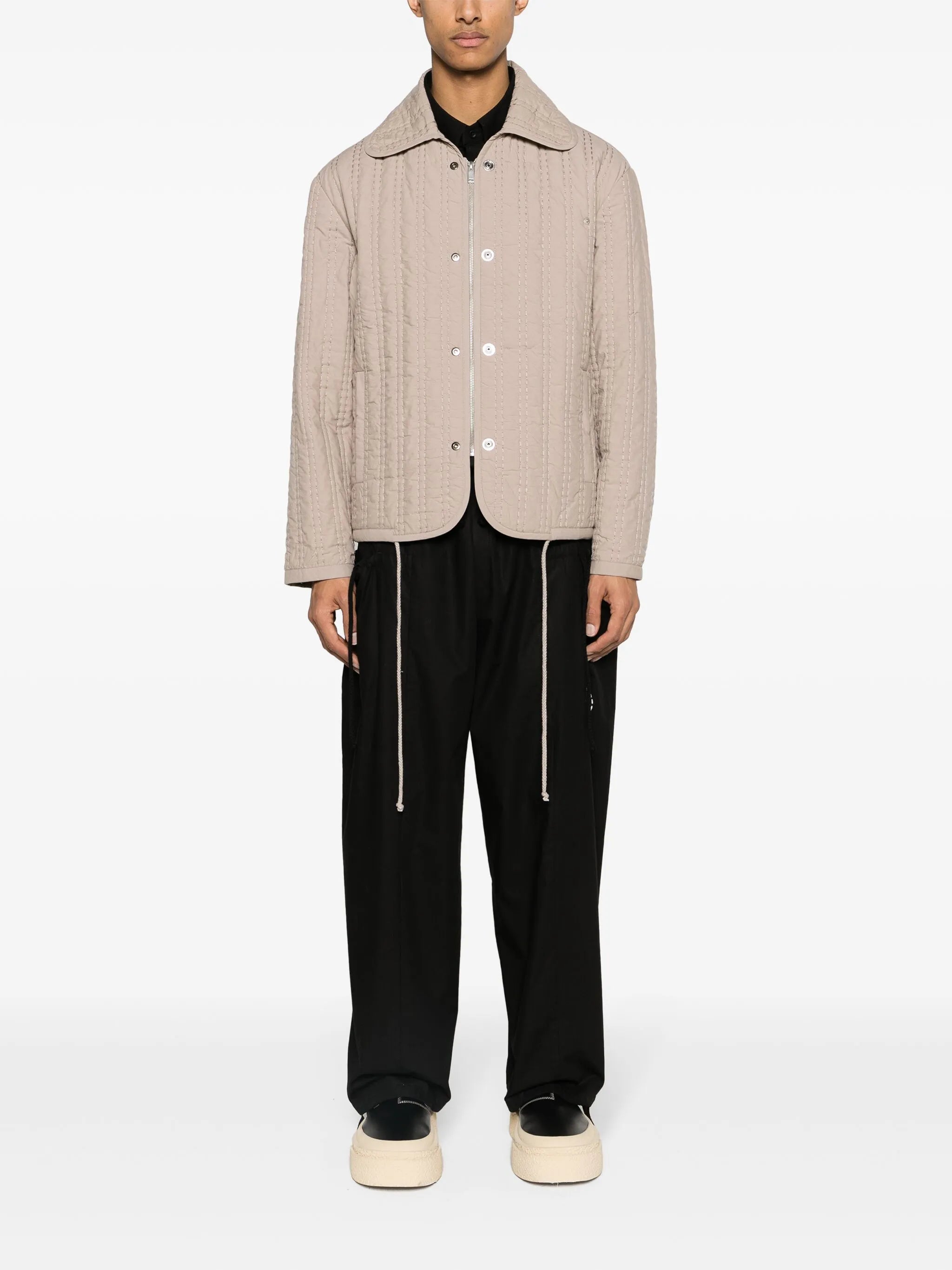 decorative-stitching cotton jacket