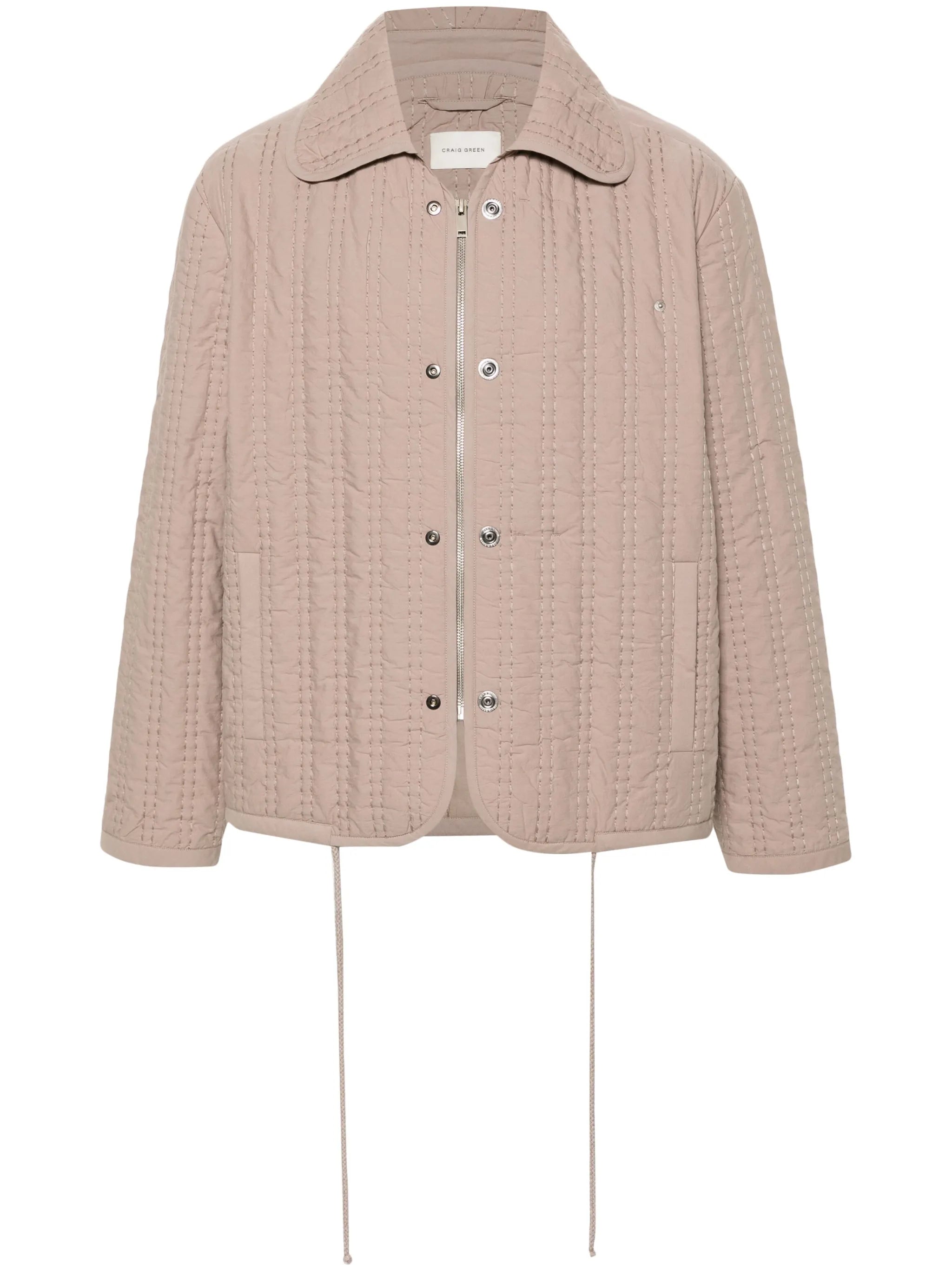 decorative-stitching cotton jacket