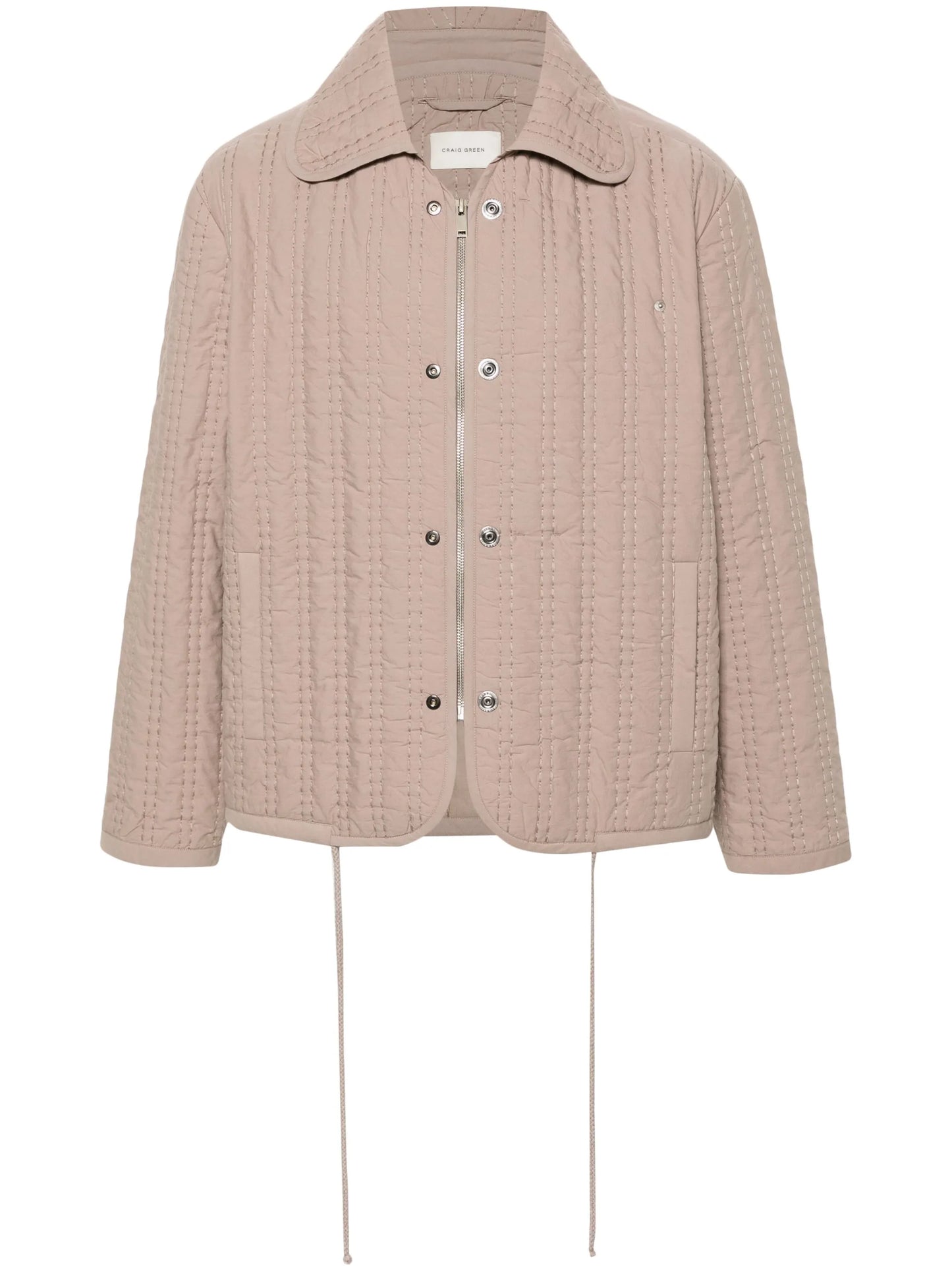 decorative-stitching cotton jacket