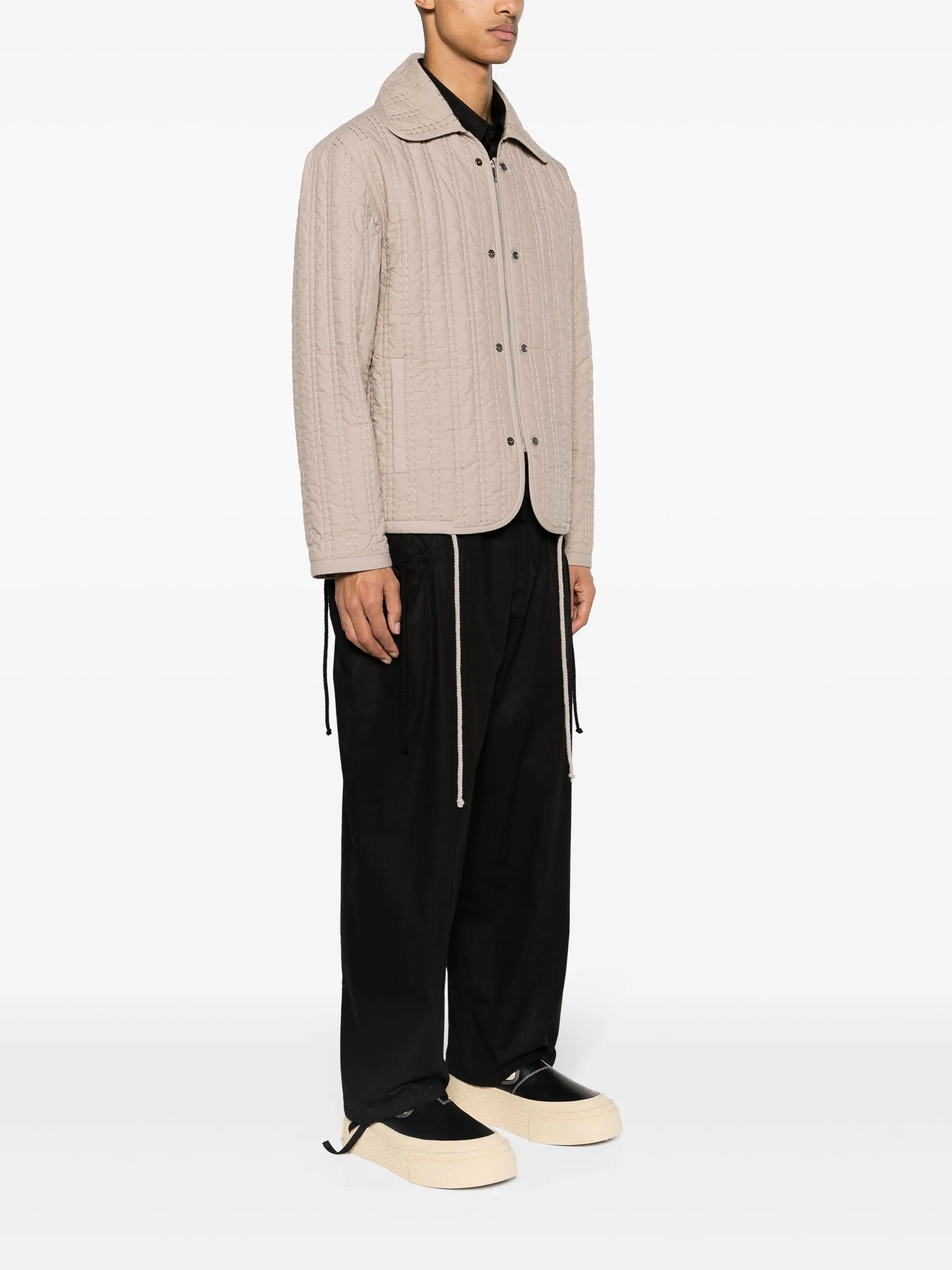 decorative-stitching cotton jacket