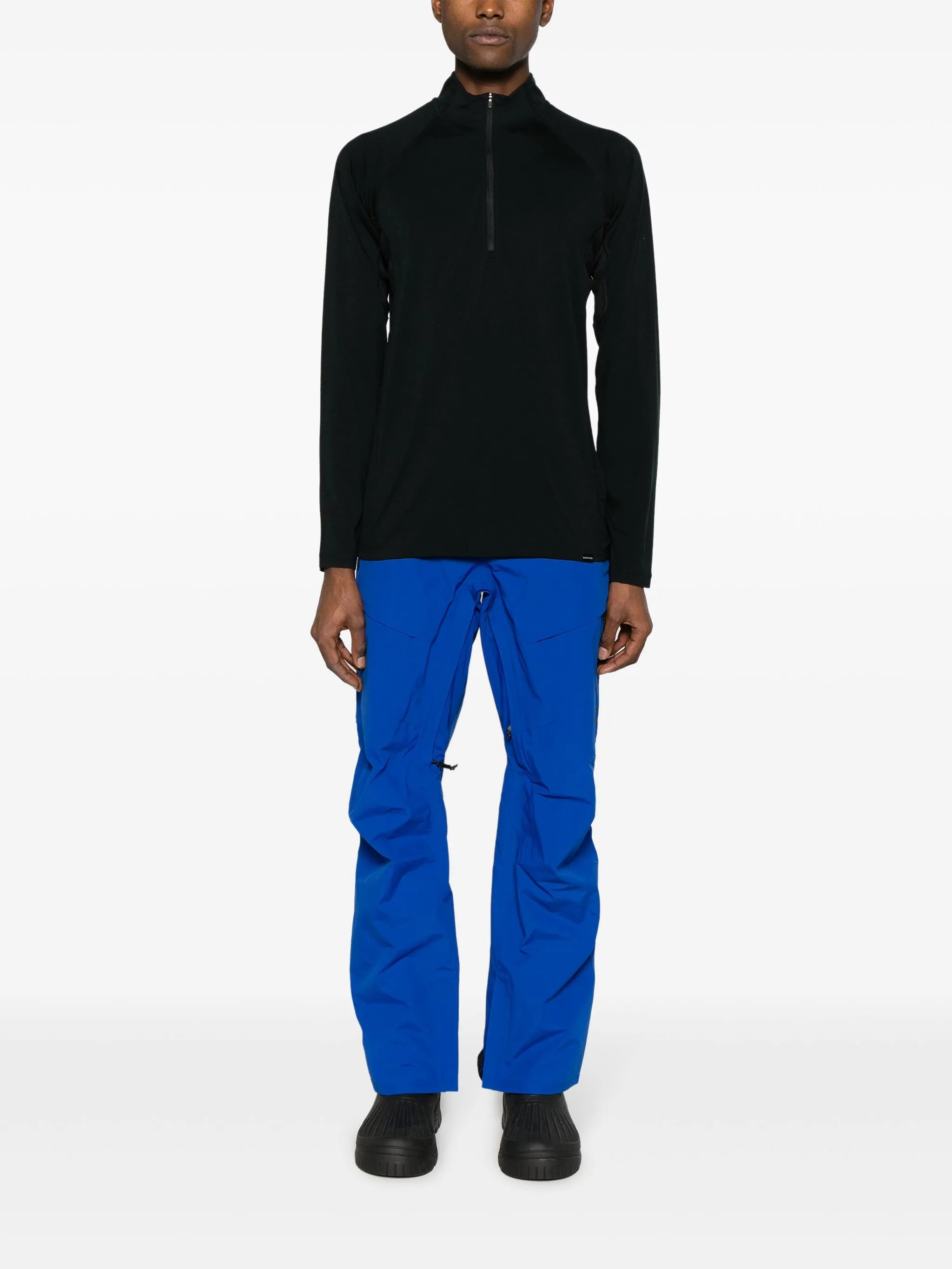 Phayse mock-neck performance top