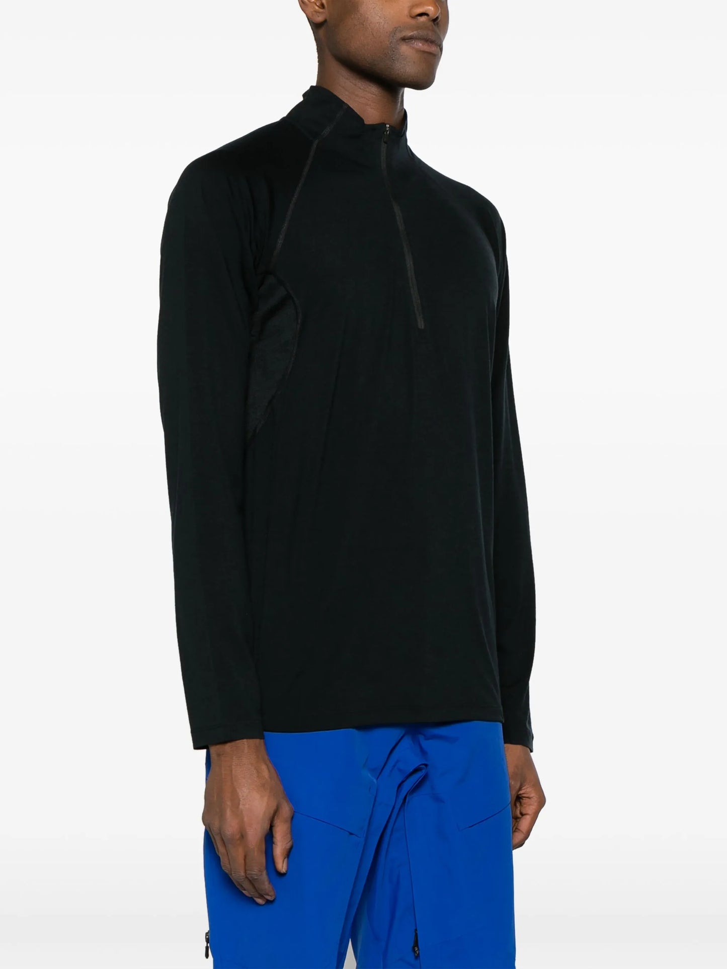 Phayse mock-neck performance top