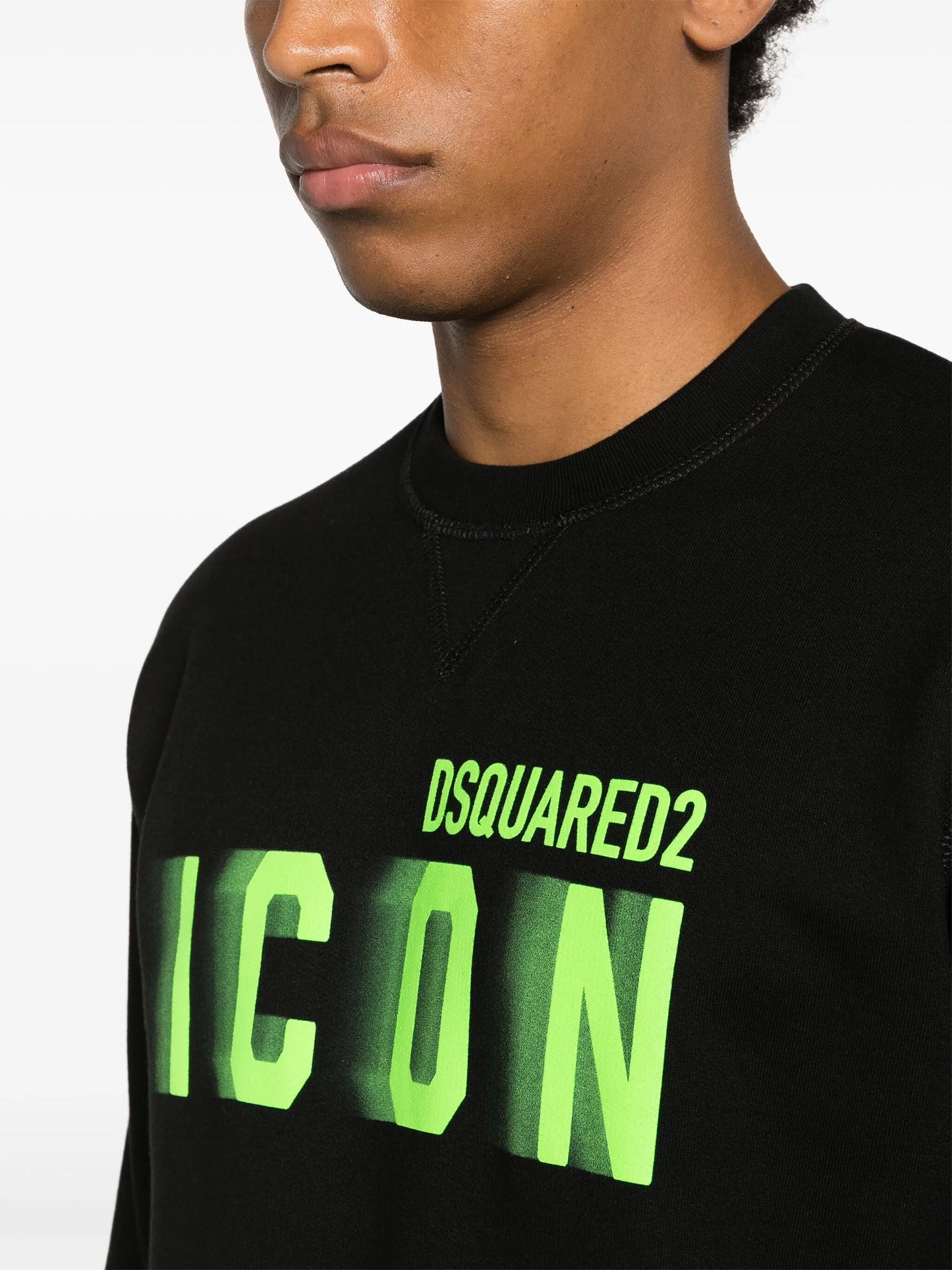 Icon-print cotton sweatshirt
