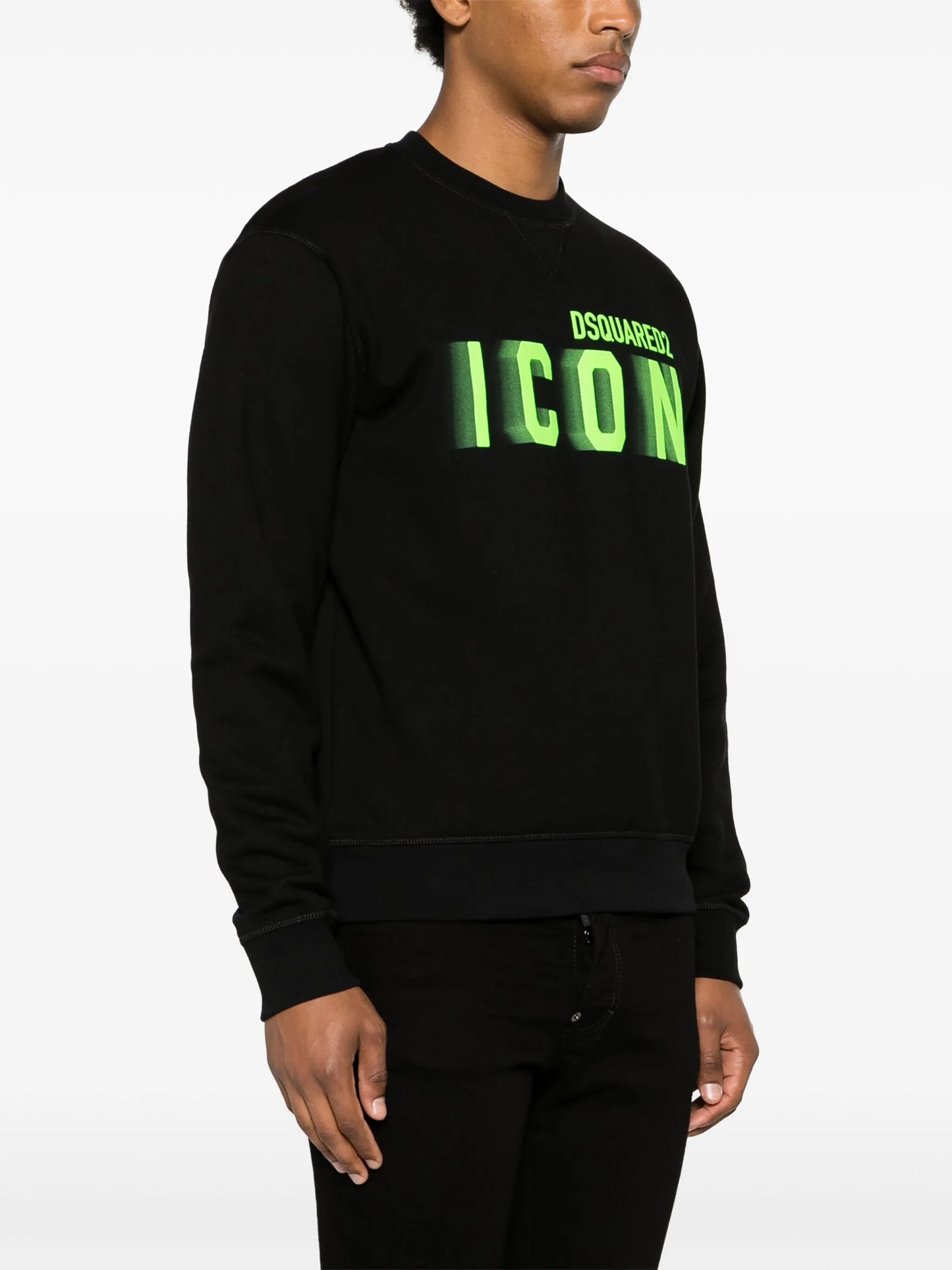Icon-print cotton sweatshirt