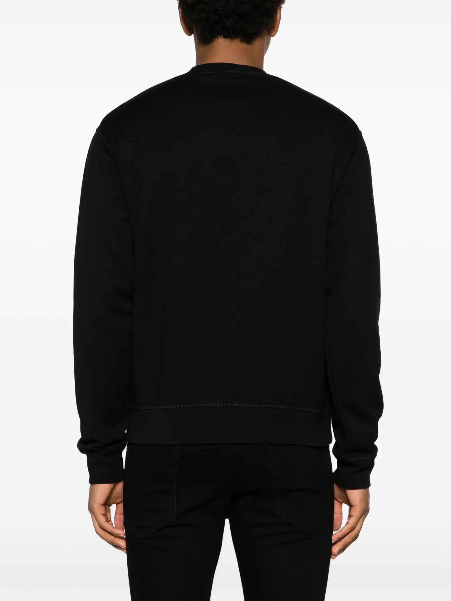 Icon-print cotton sweatshirt