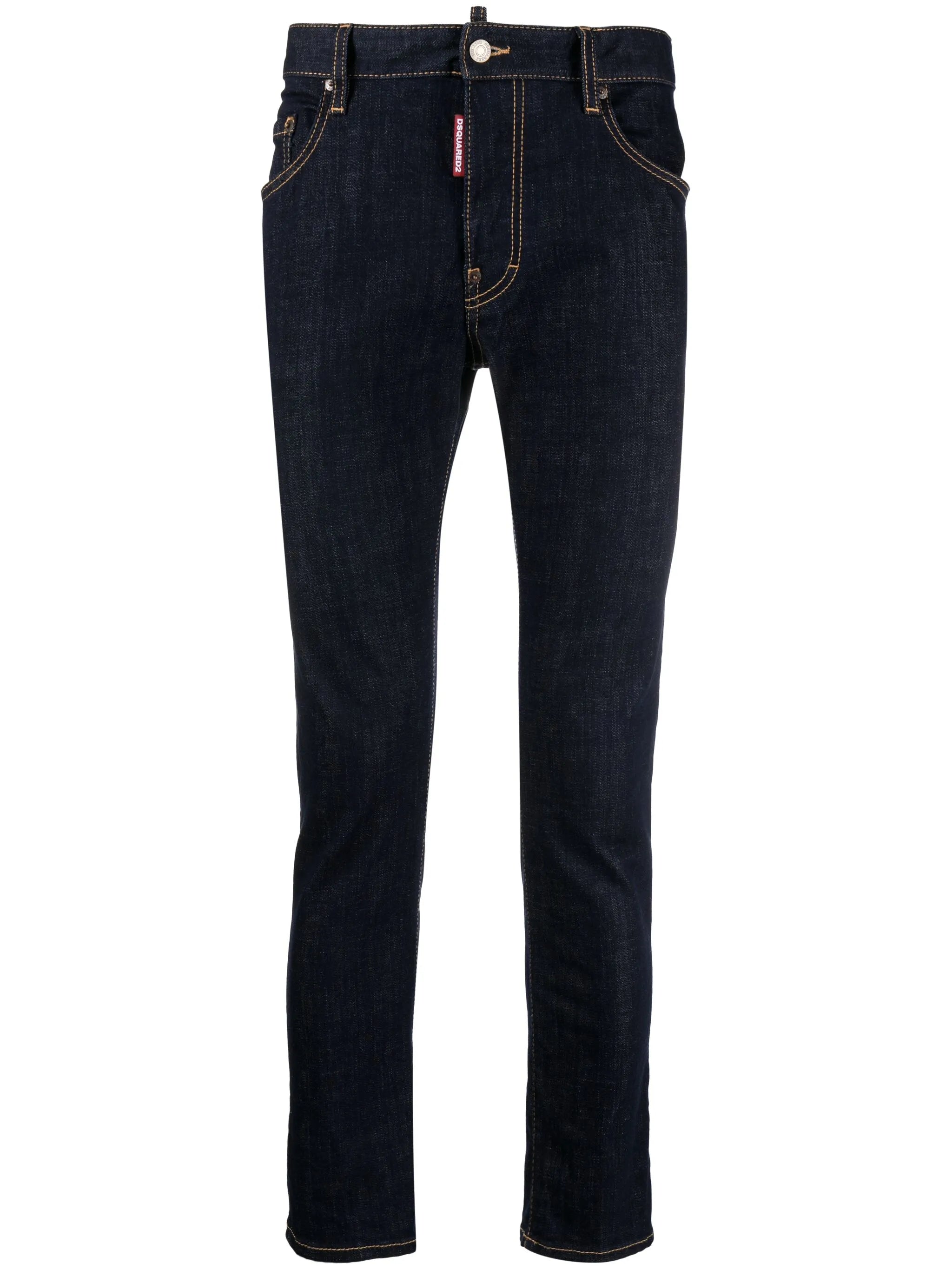 mid-rise skinny jeans