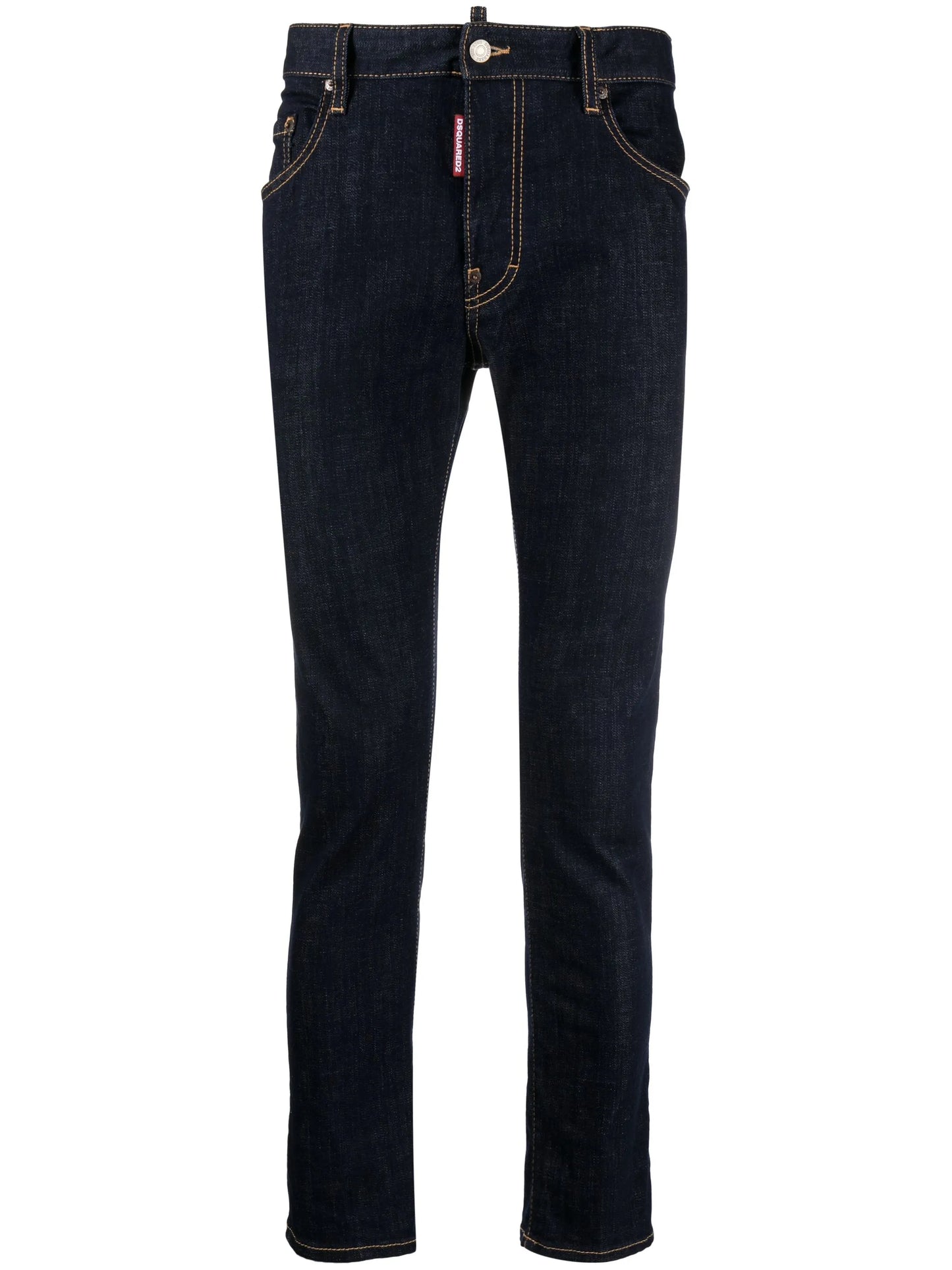 mid-rise skinny jeans