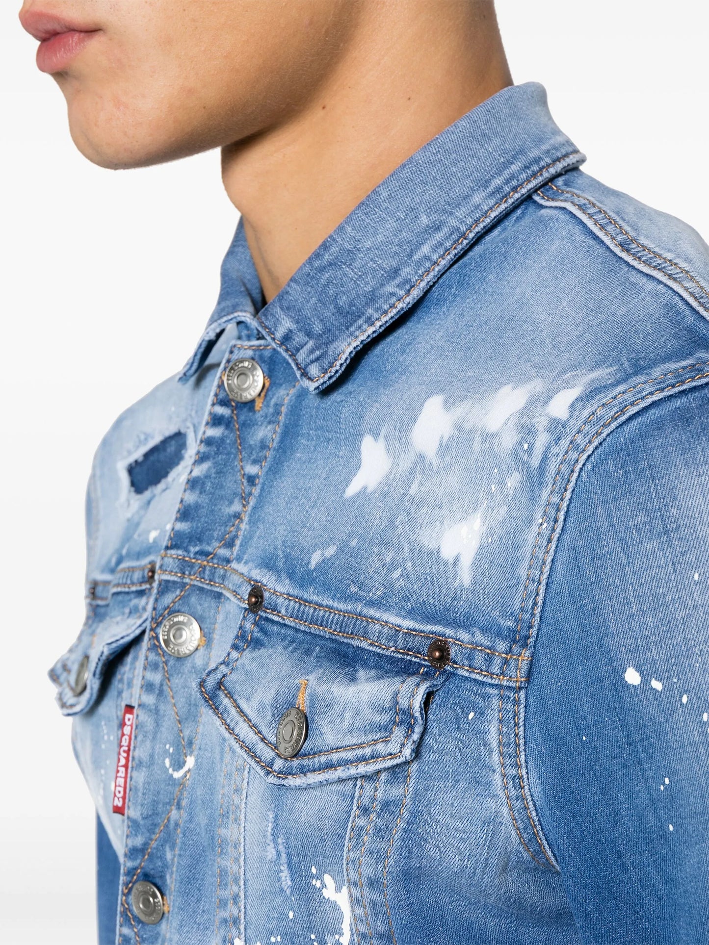 Dan distressed denim jacket