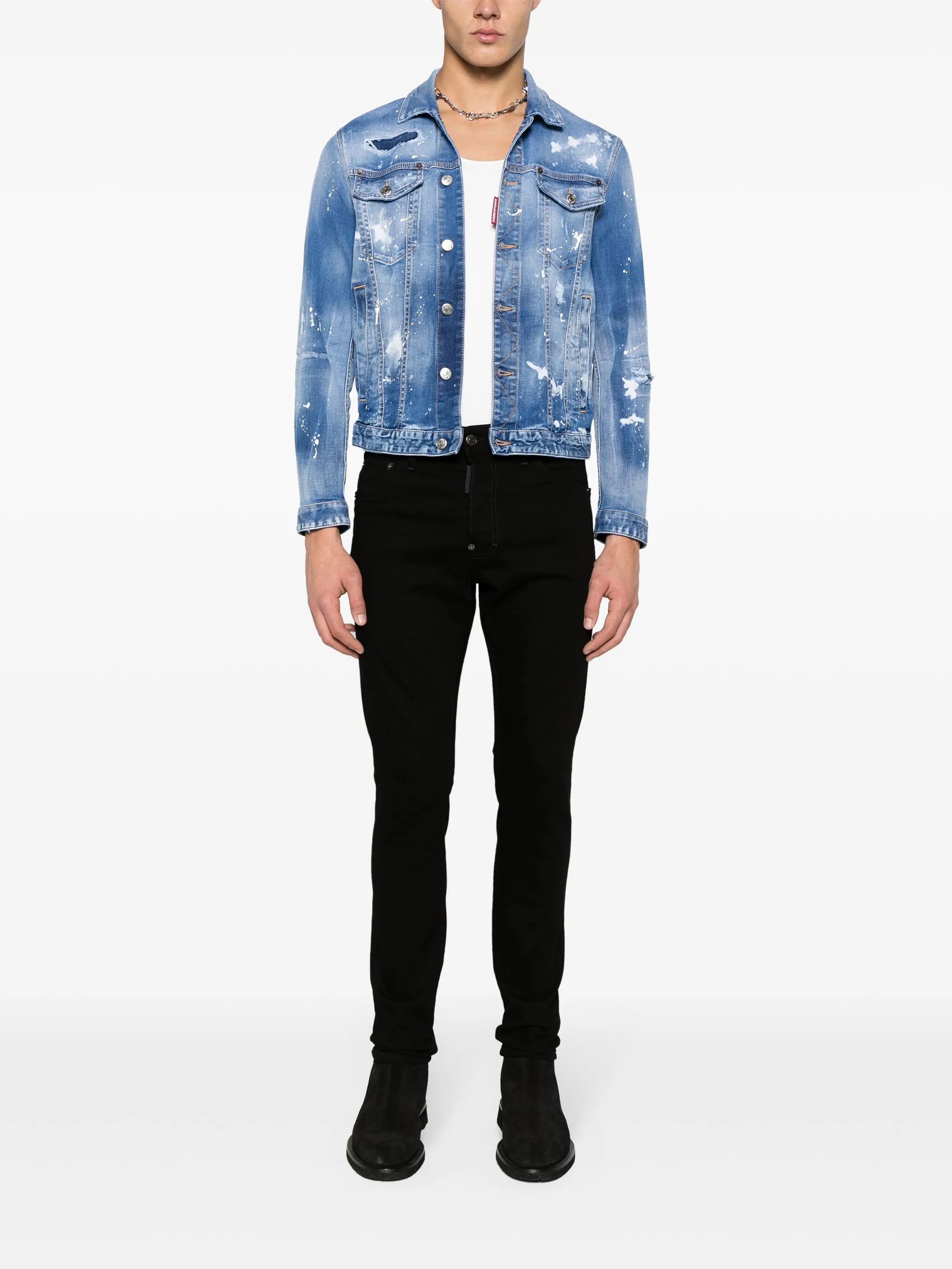 Dan distressed denim jacket
