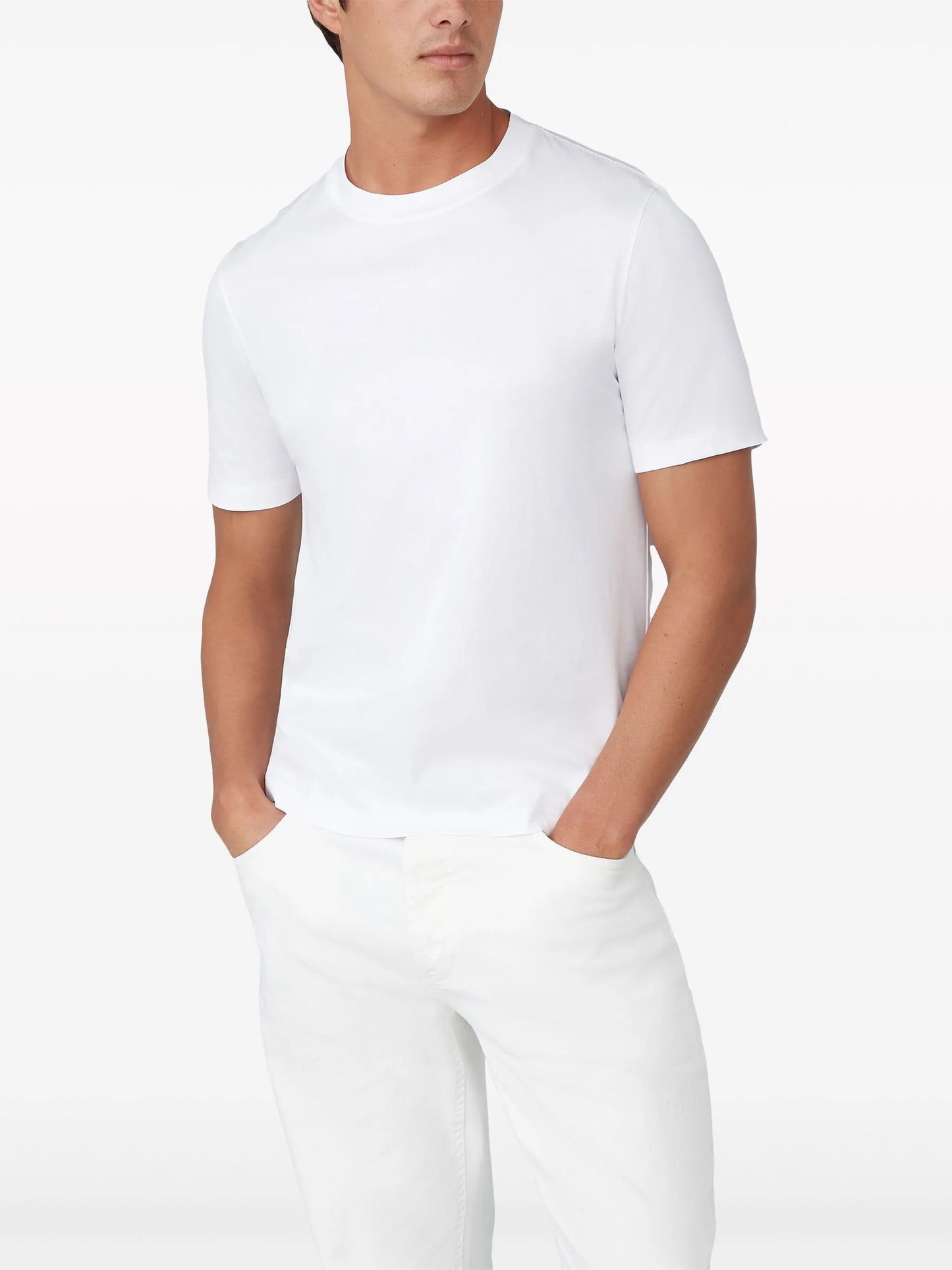 crew-neck jersey cotton T-shirt