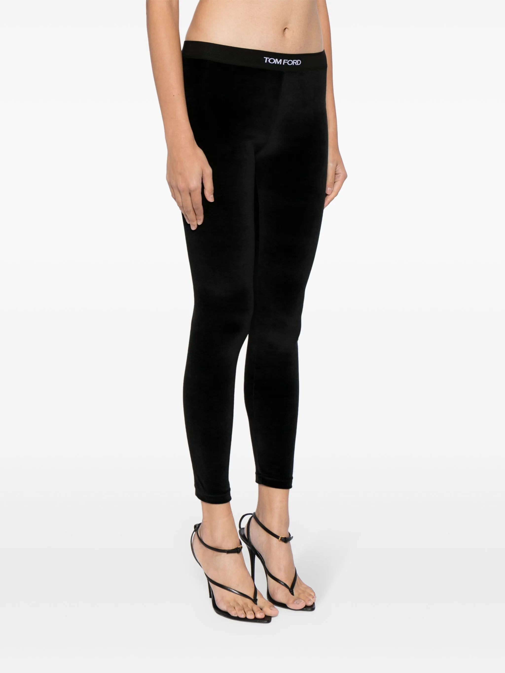 logo-waist leggings