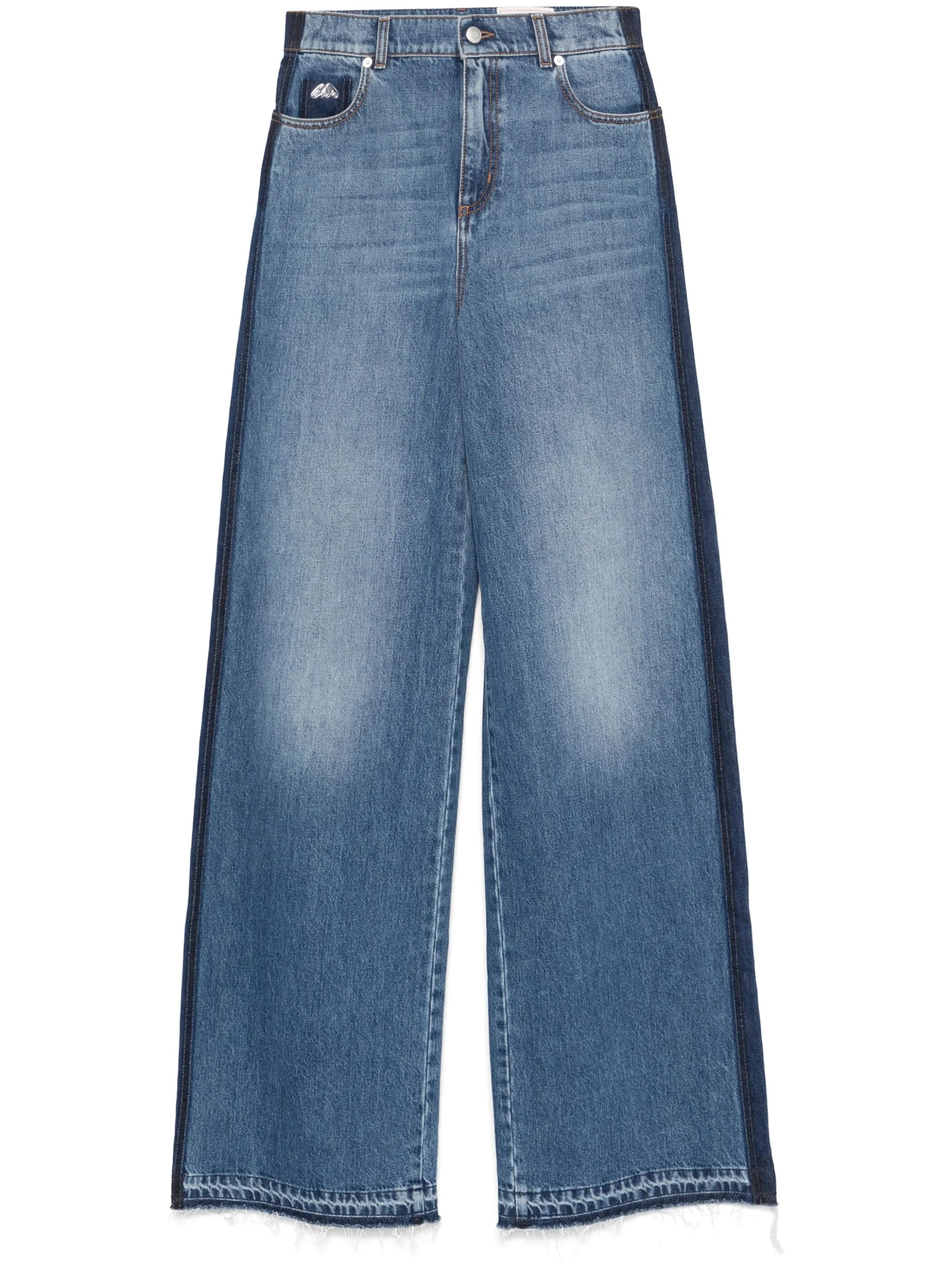 logo-plaque jeans