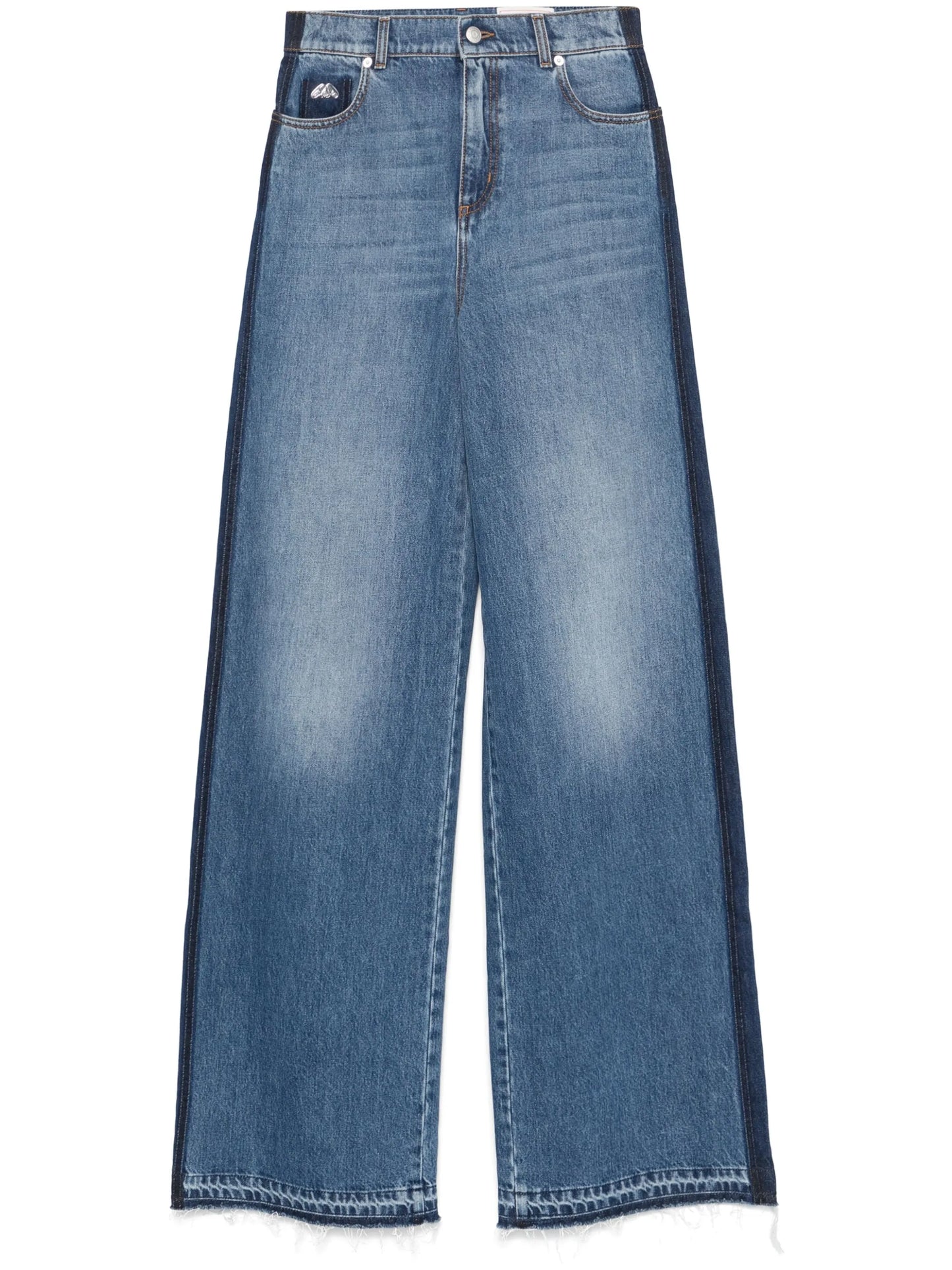 logo-plaque jeans