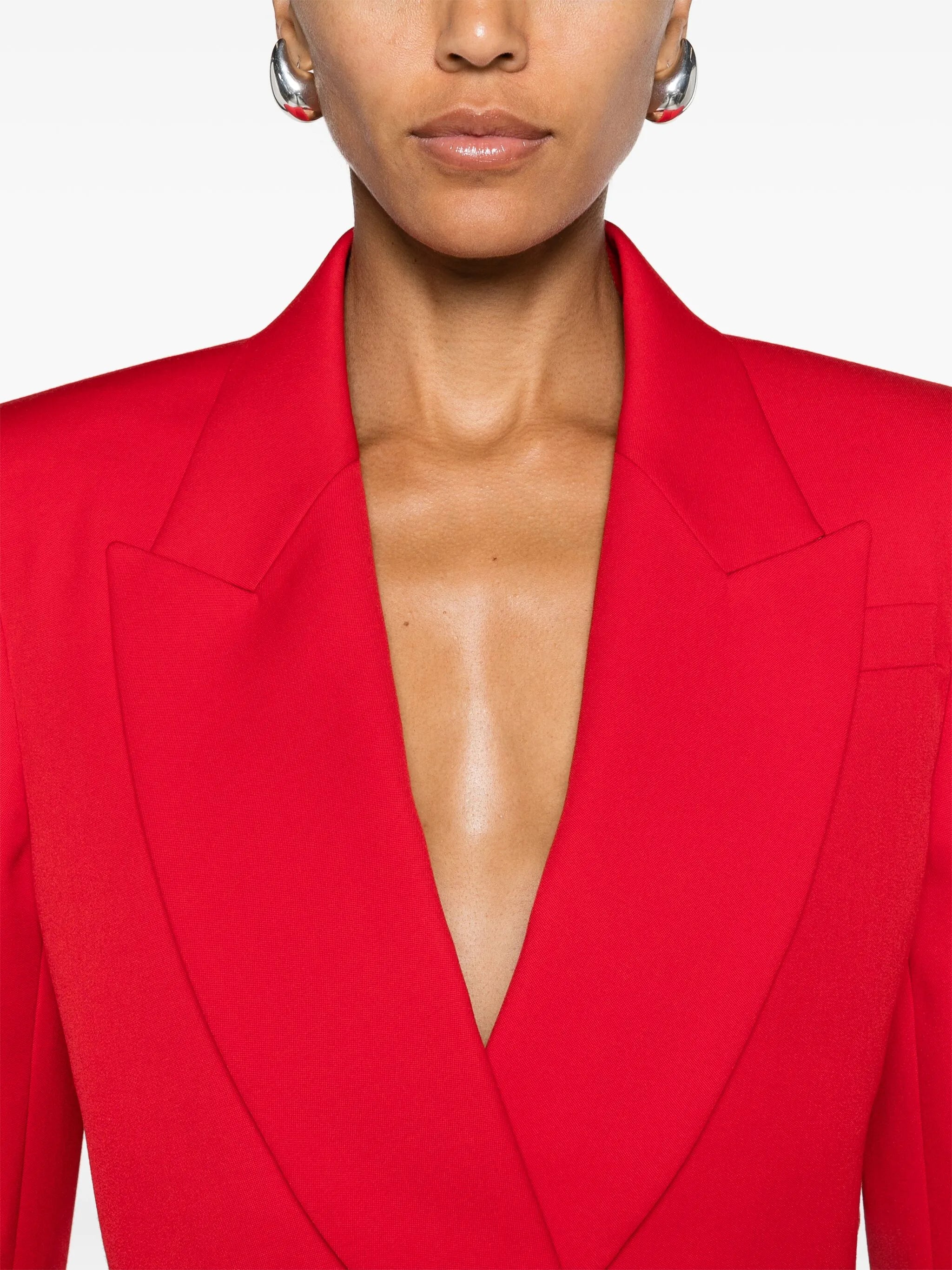 cropped tuxedo blazer