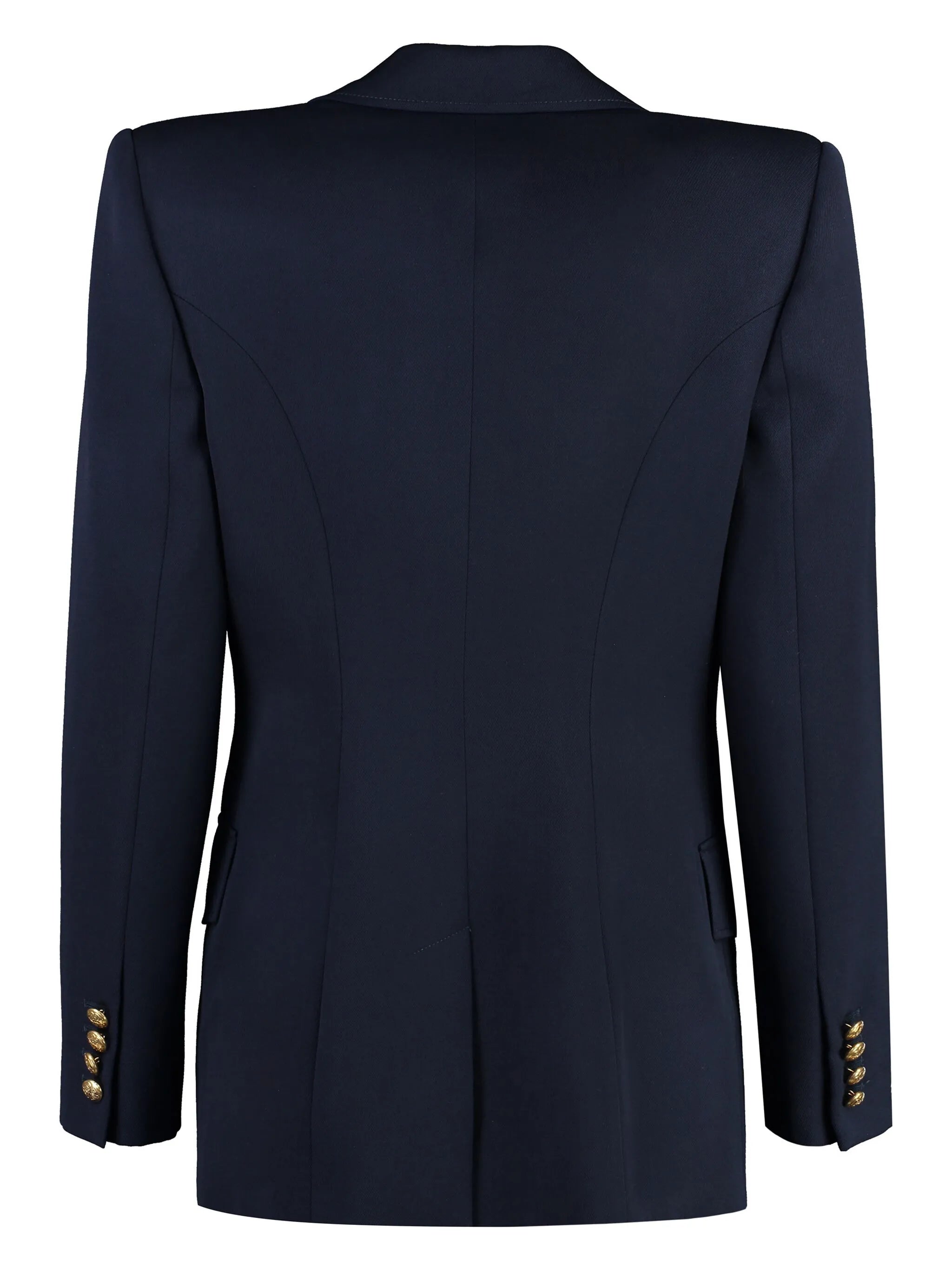 Military single-breasted blazer