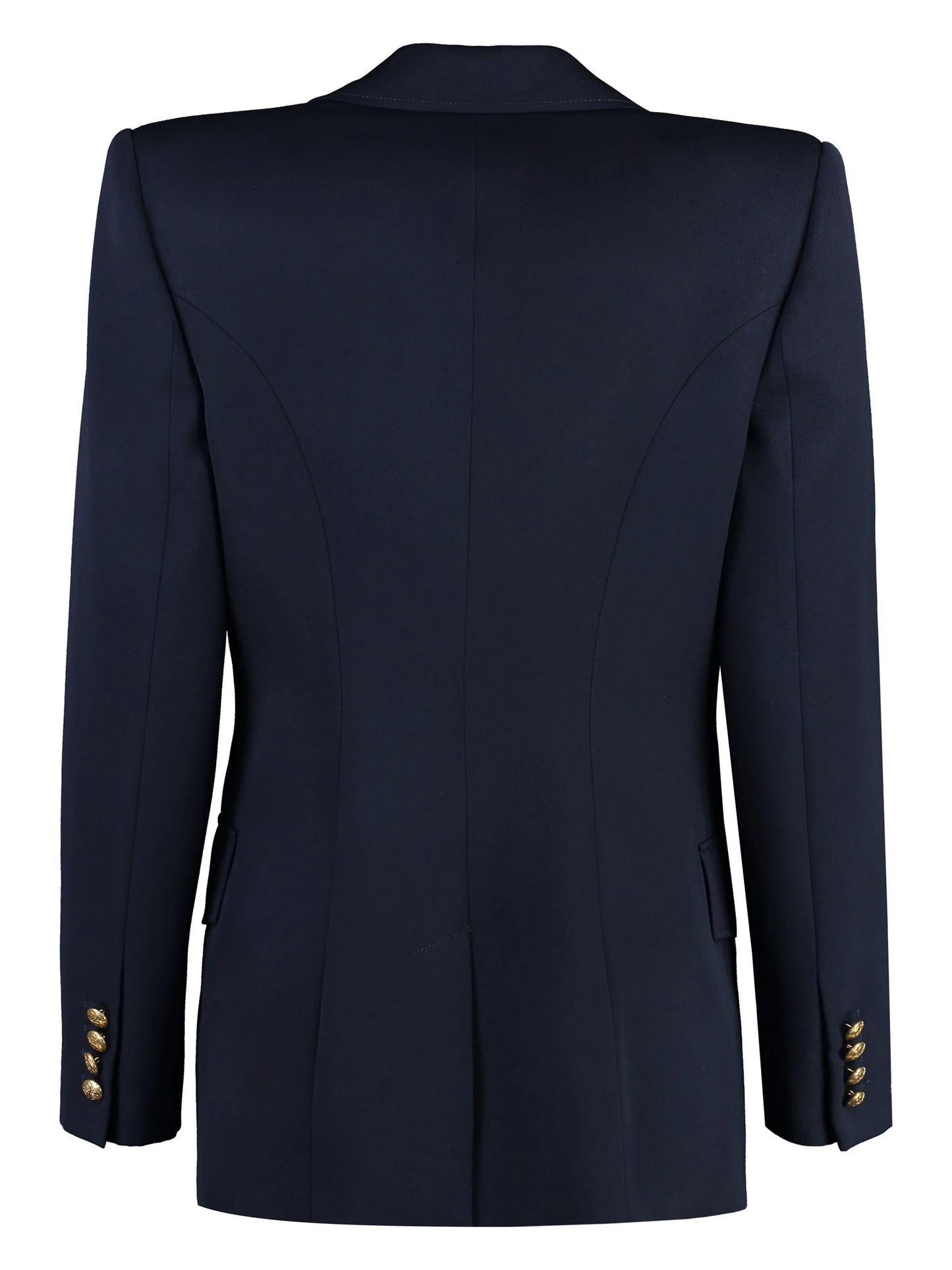 Military single-breasted blazer