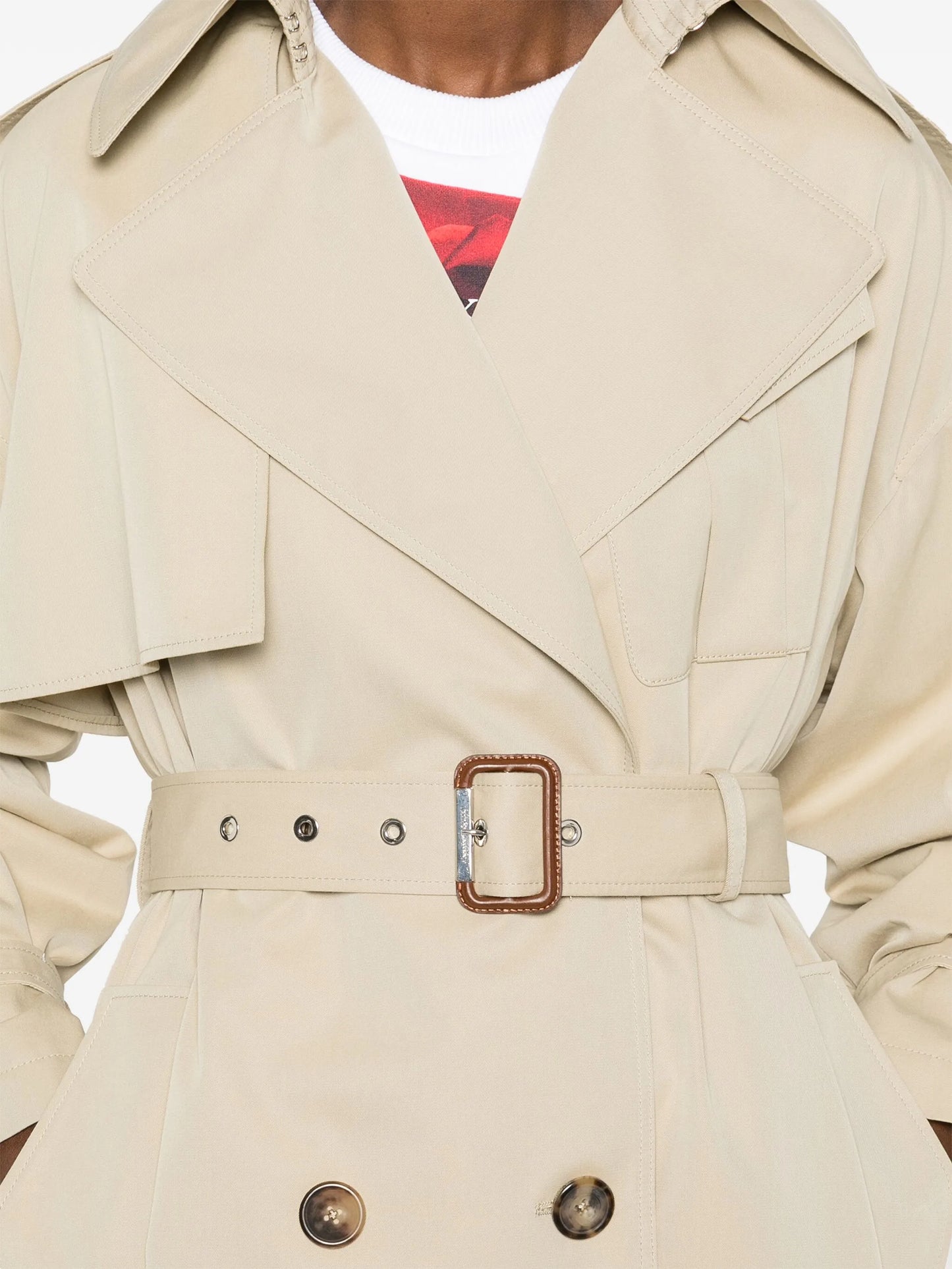 belted trench coat