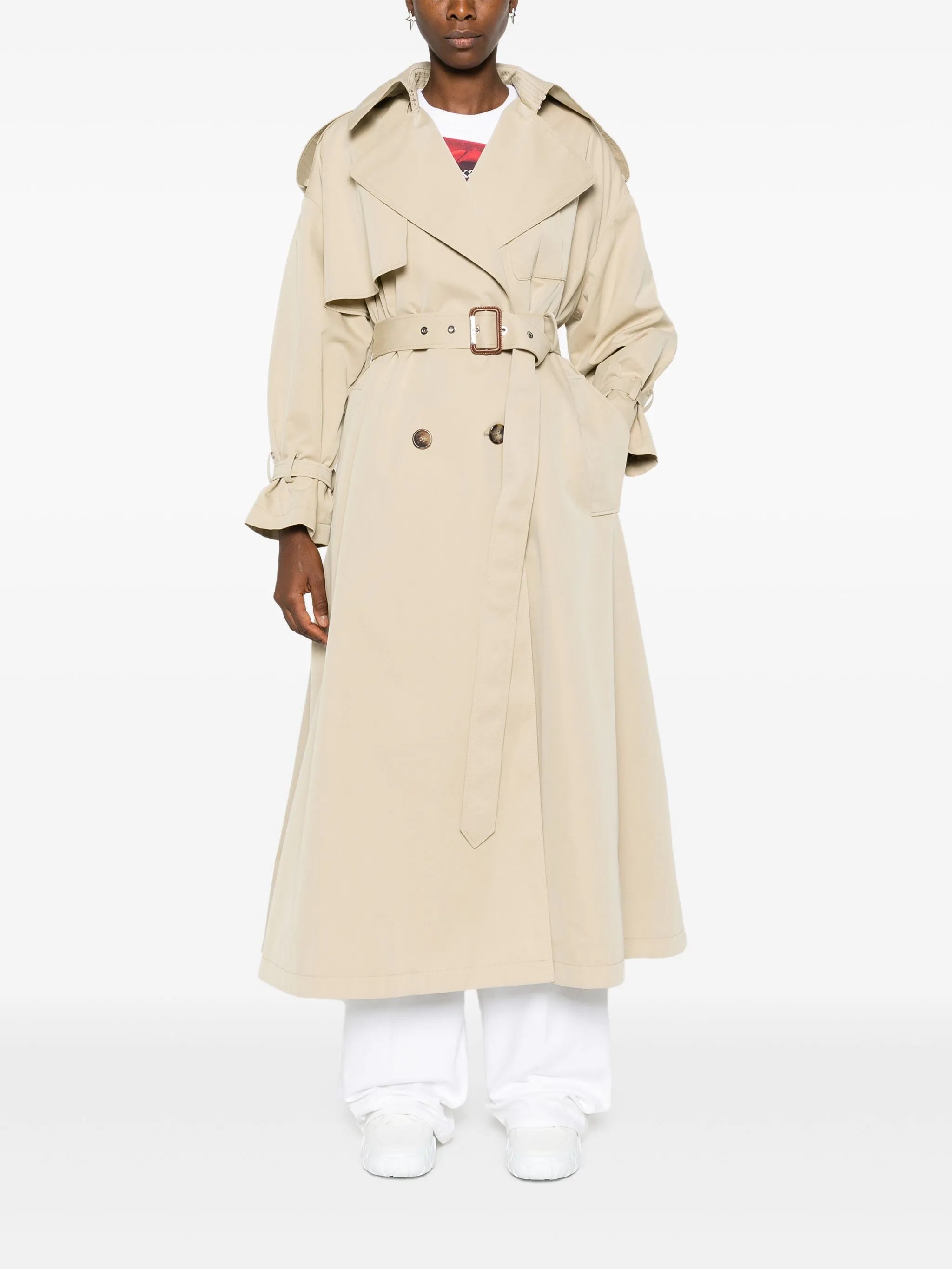 belted trench coat