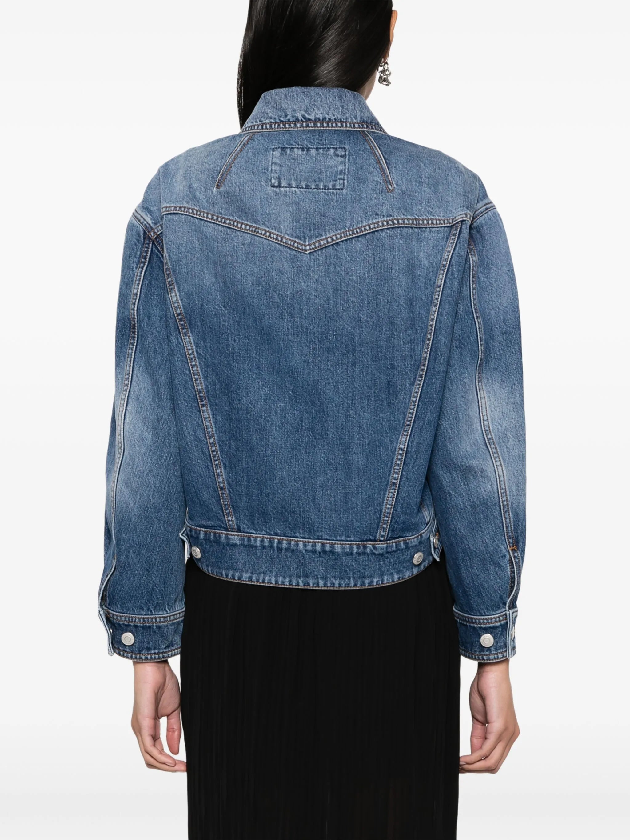 cropped denim jacket