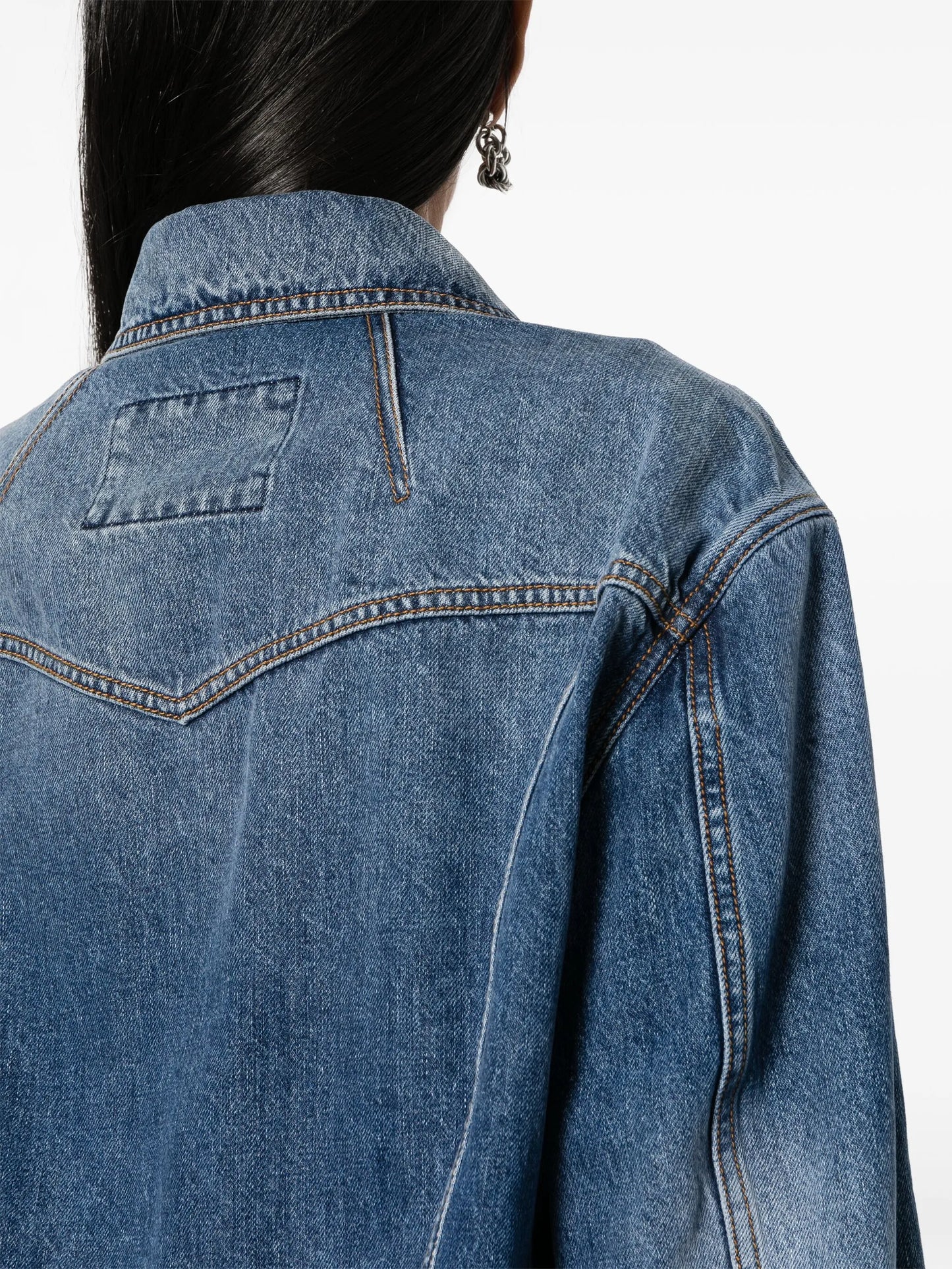 cropped denim jacket