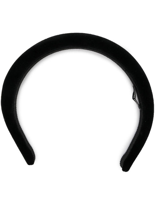 logo-plaque hair band