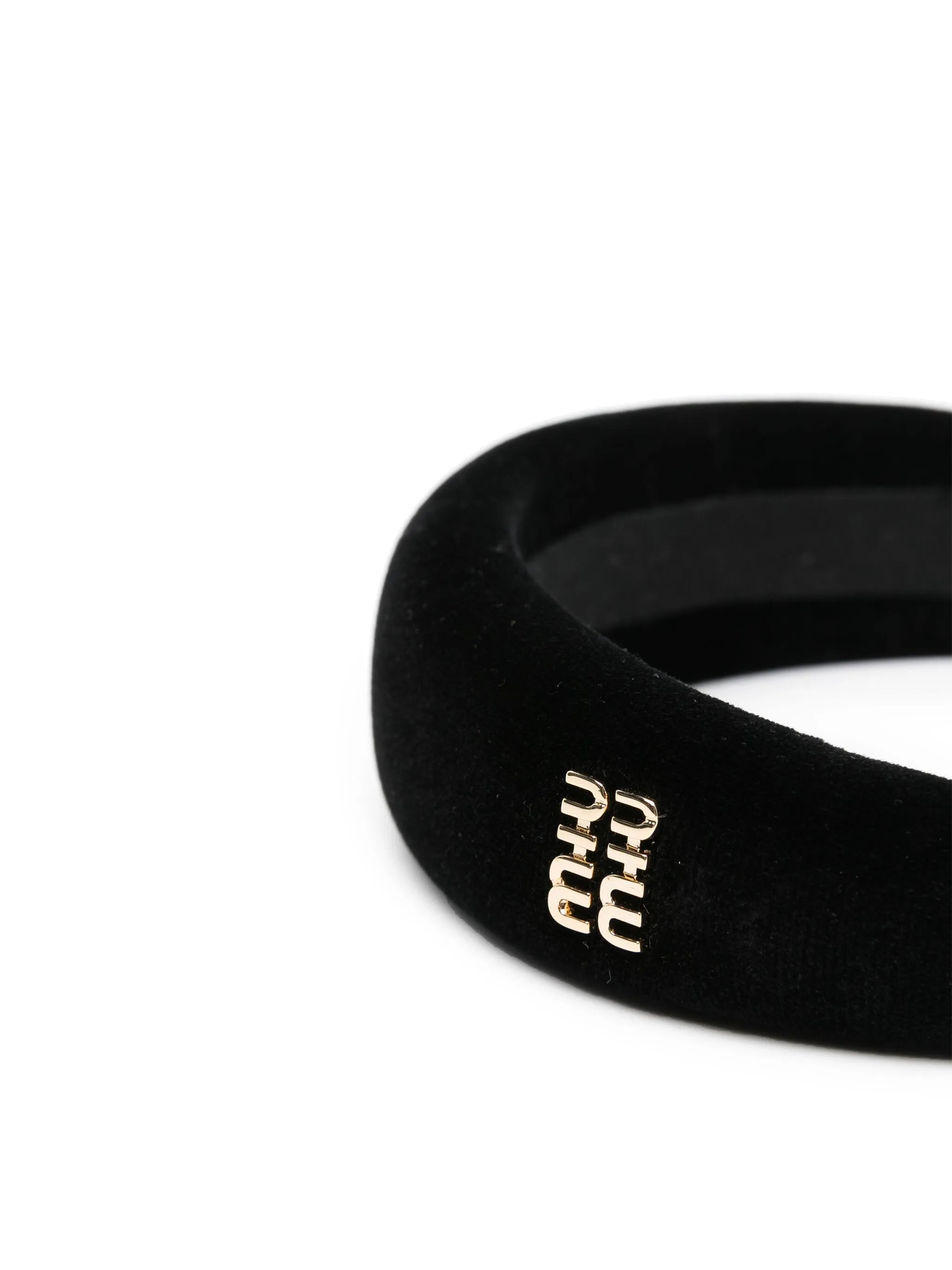logo-plaque hair band