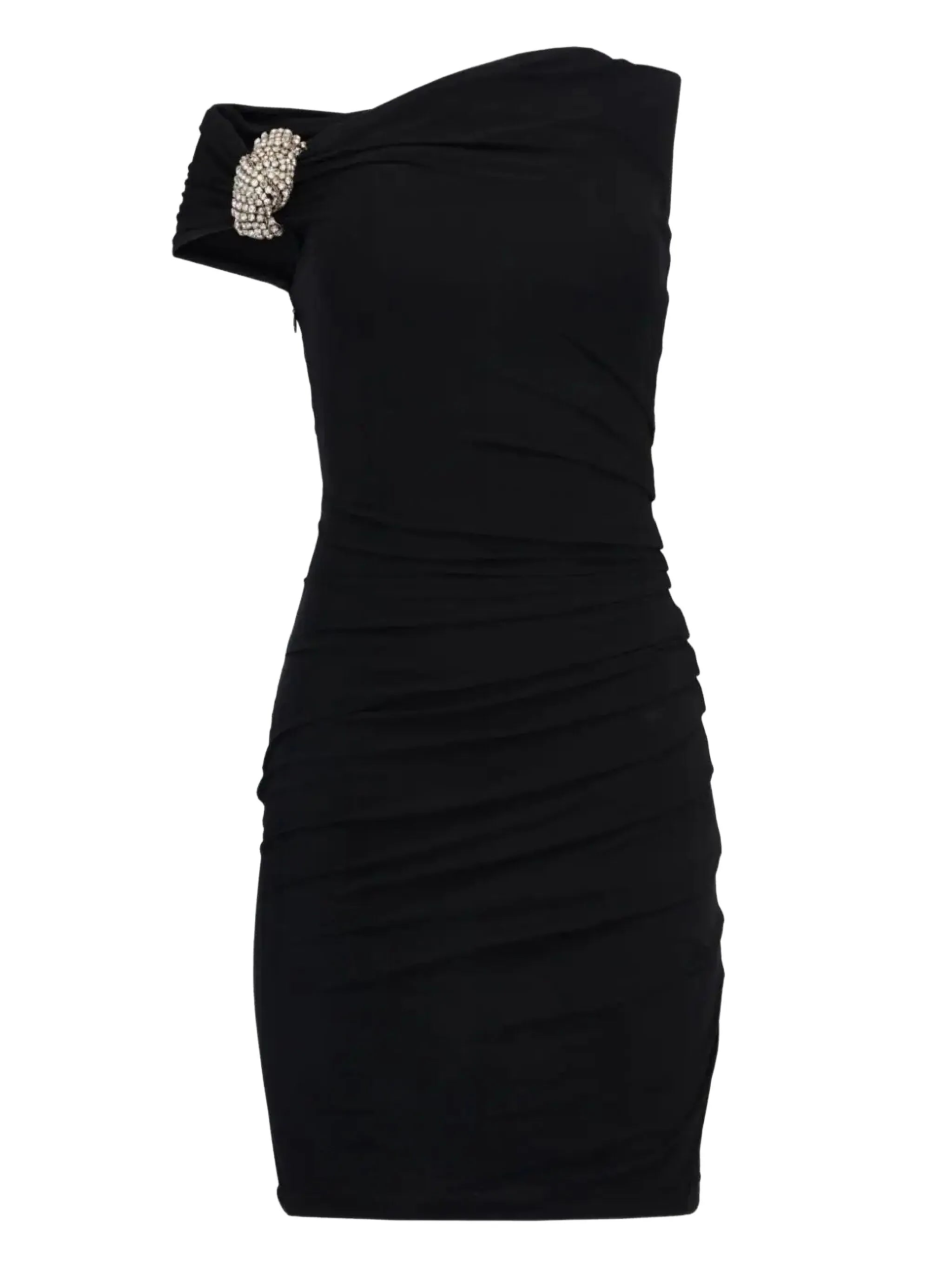 crystal-knot asymmetric minidress