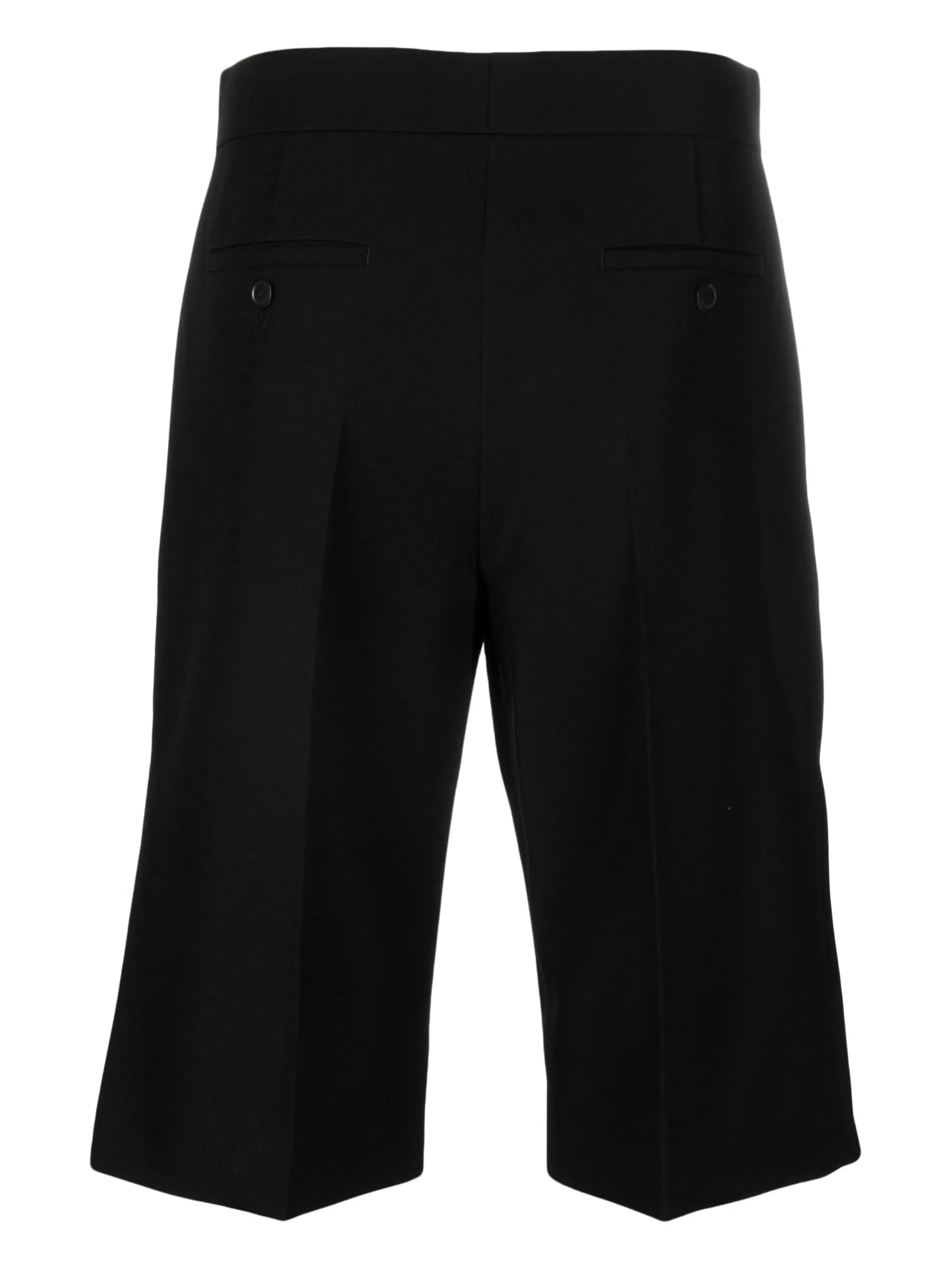tailored wool shorts