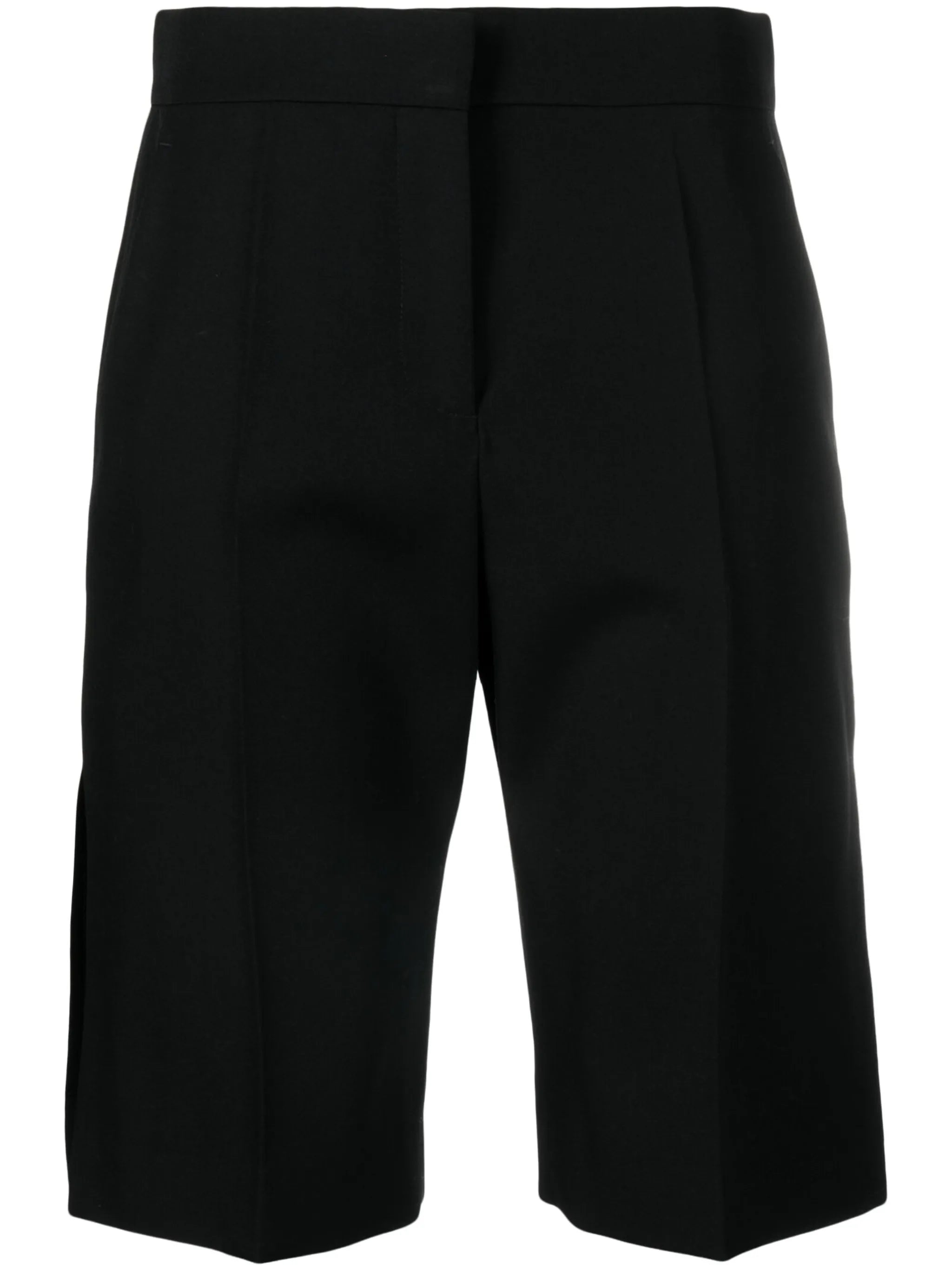 tailored wool shorts