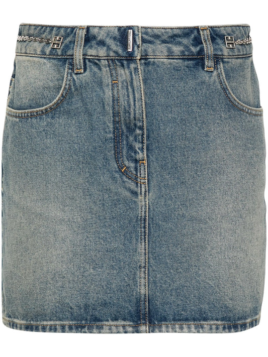 4G-chain mini skirt