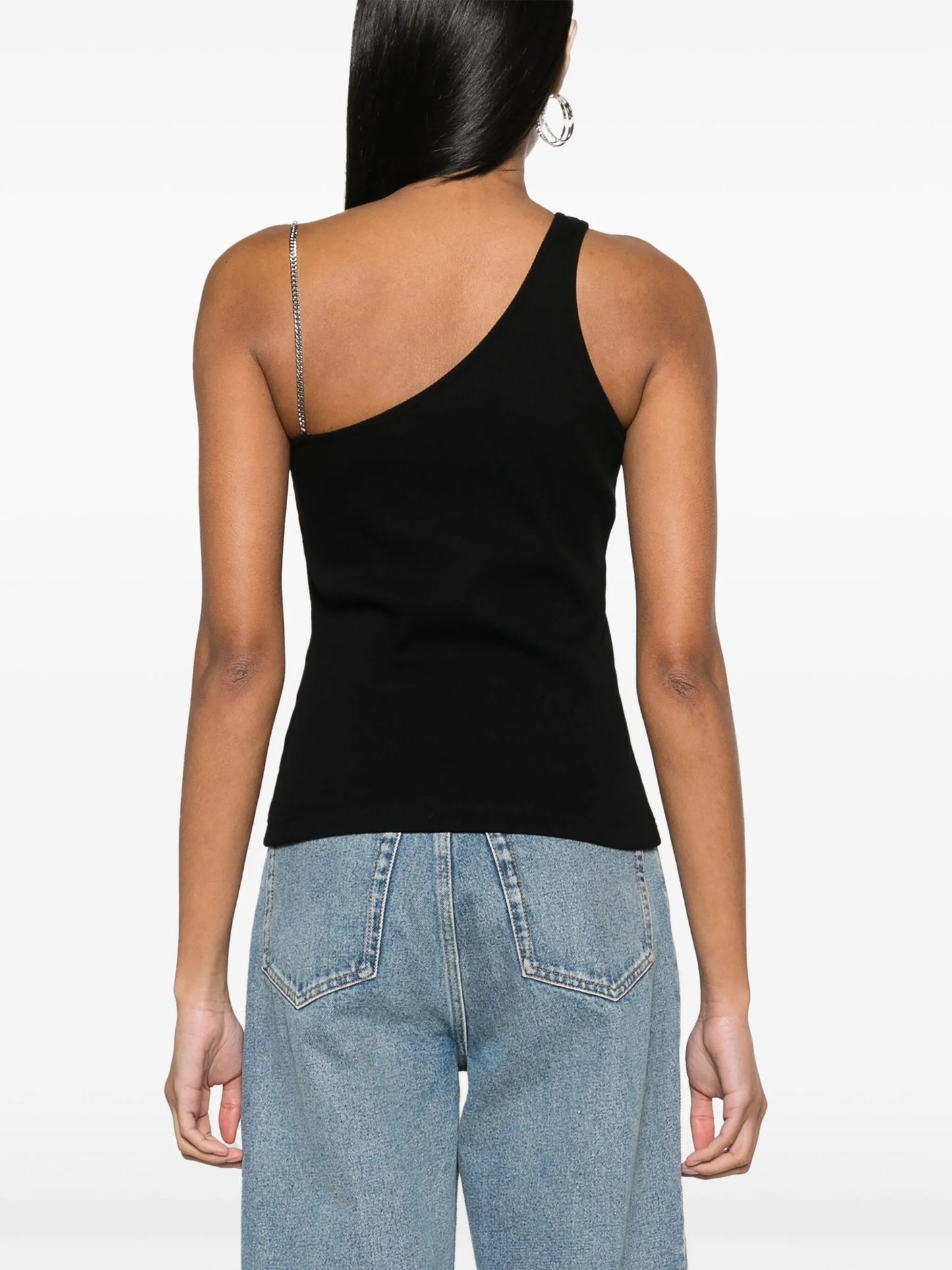 4G-plaque ribbed-knit tank top