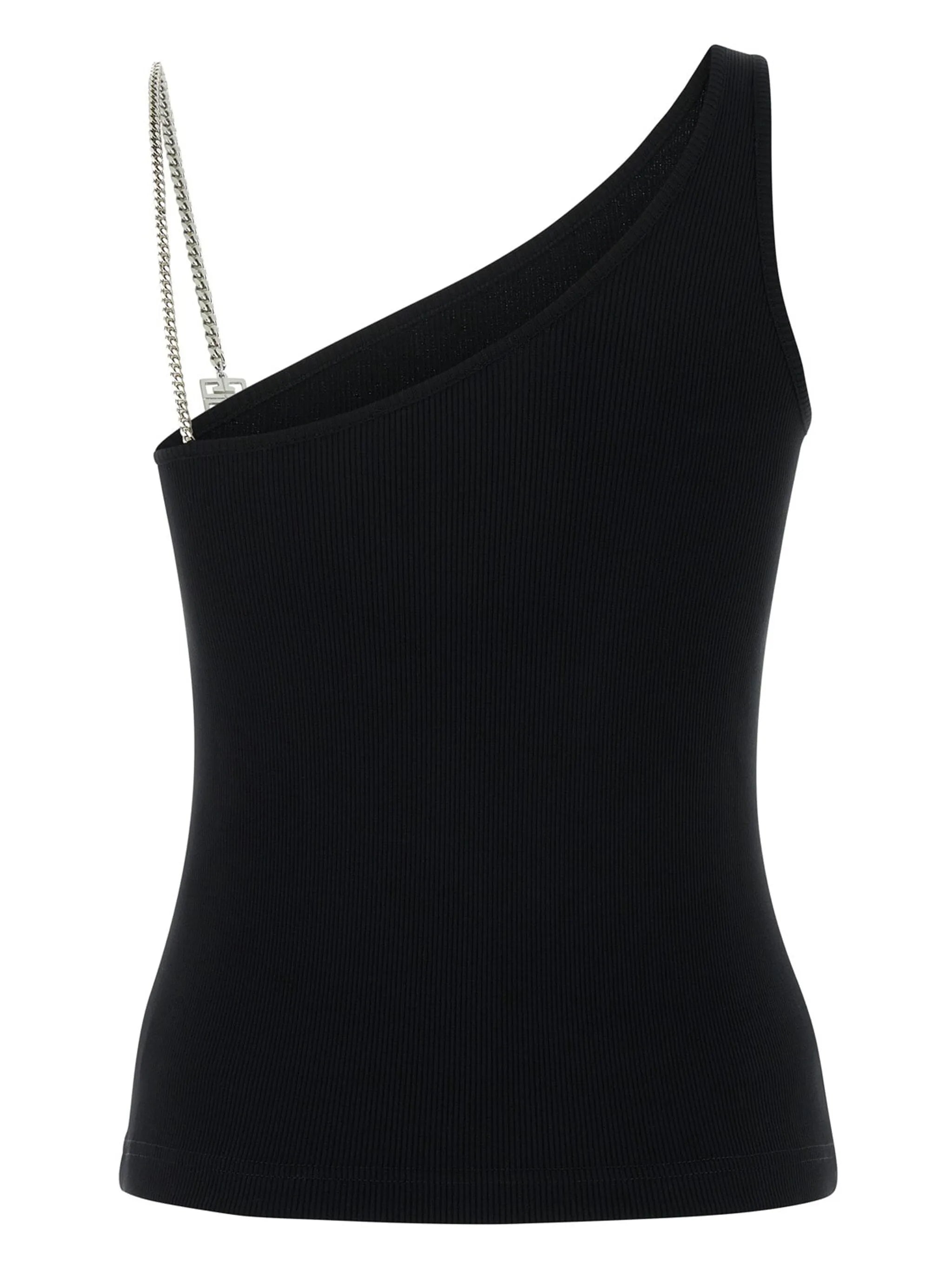 4G-plaque ribbed-knit tank top