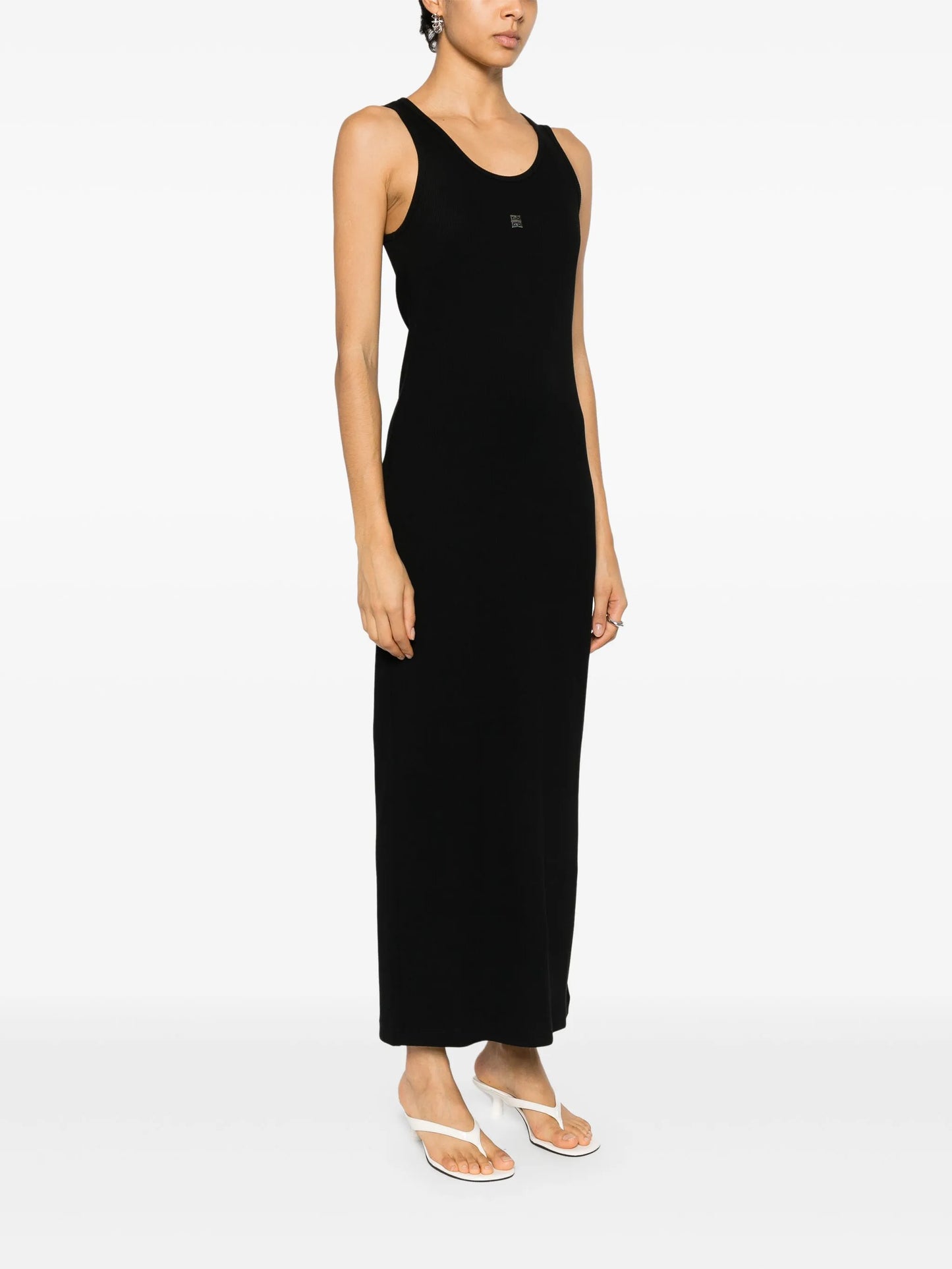 4G-plaque midi dress