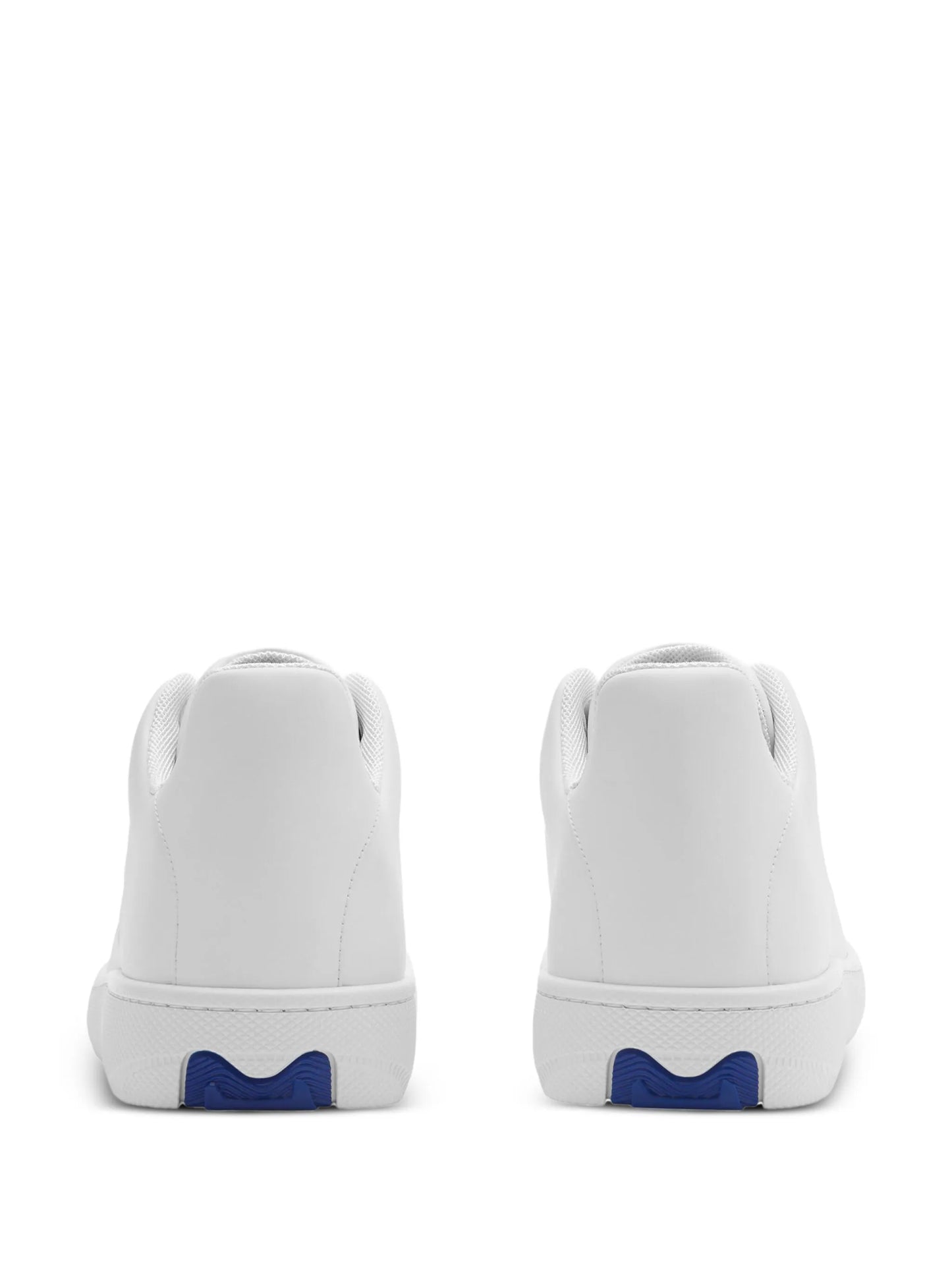 Box logo-debossed leather sneakers