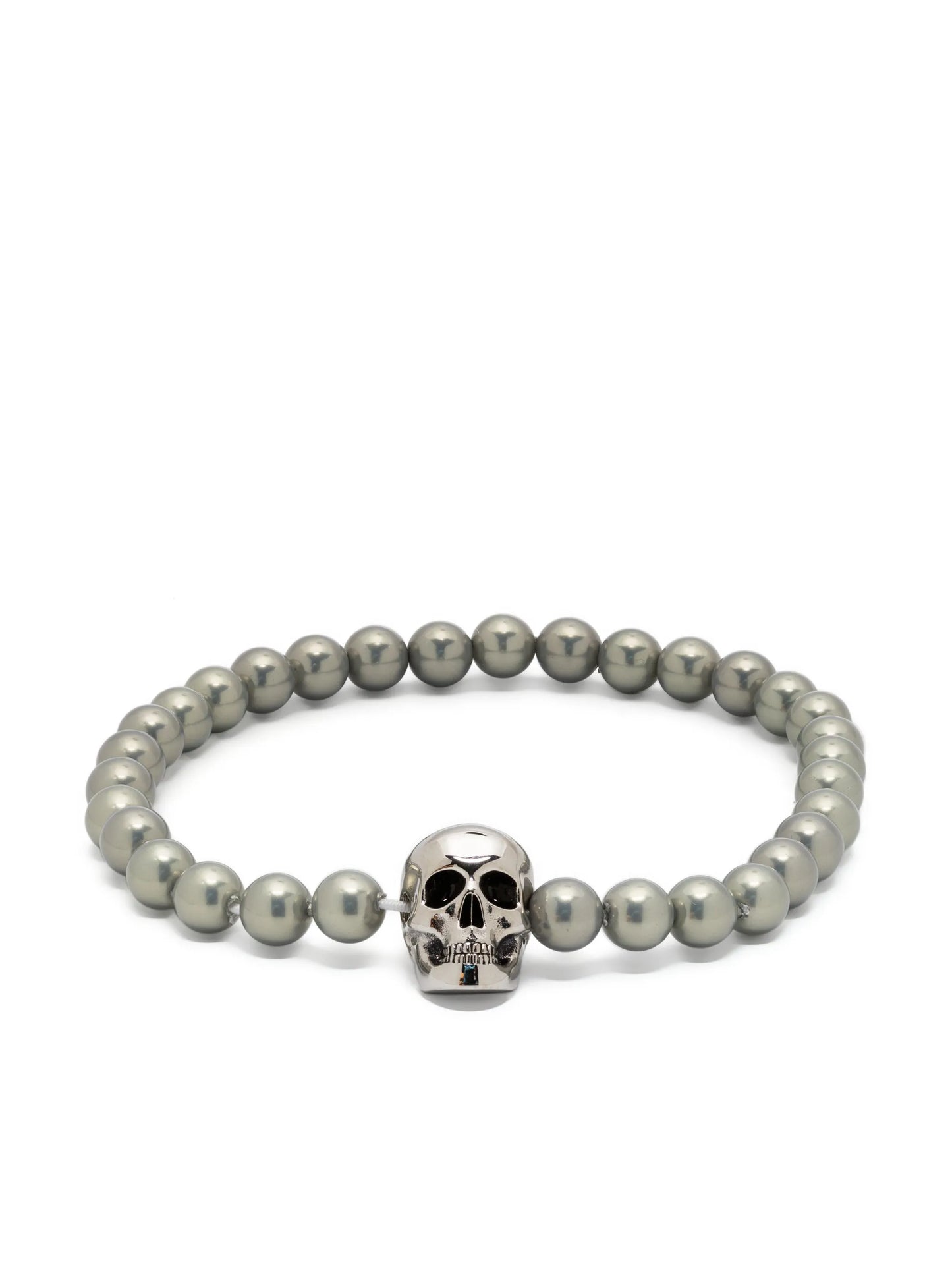 Skull pearl bracelet
