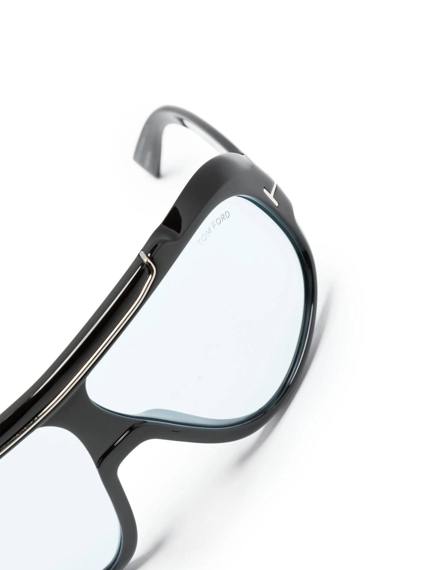 logo-plaque shield-frame sunglasses