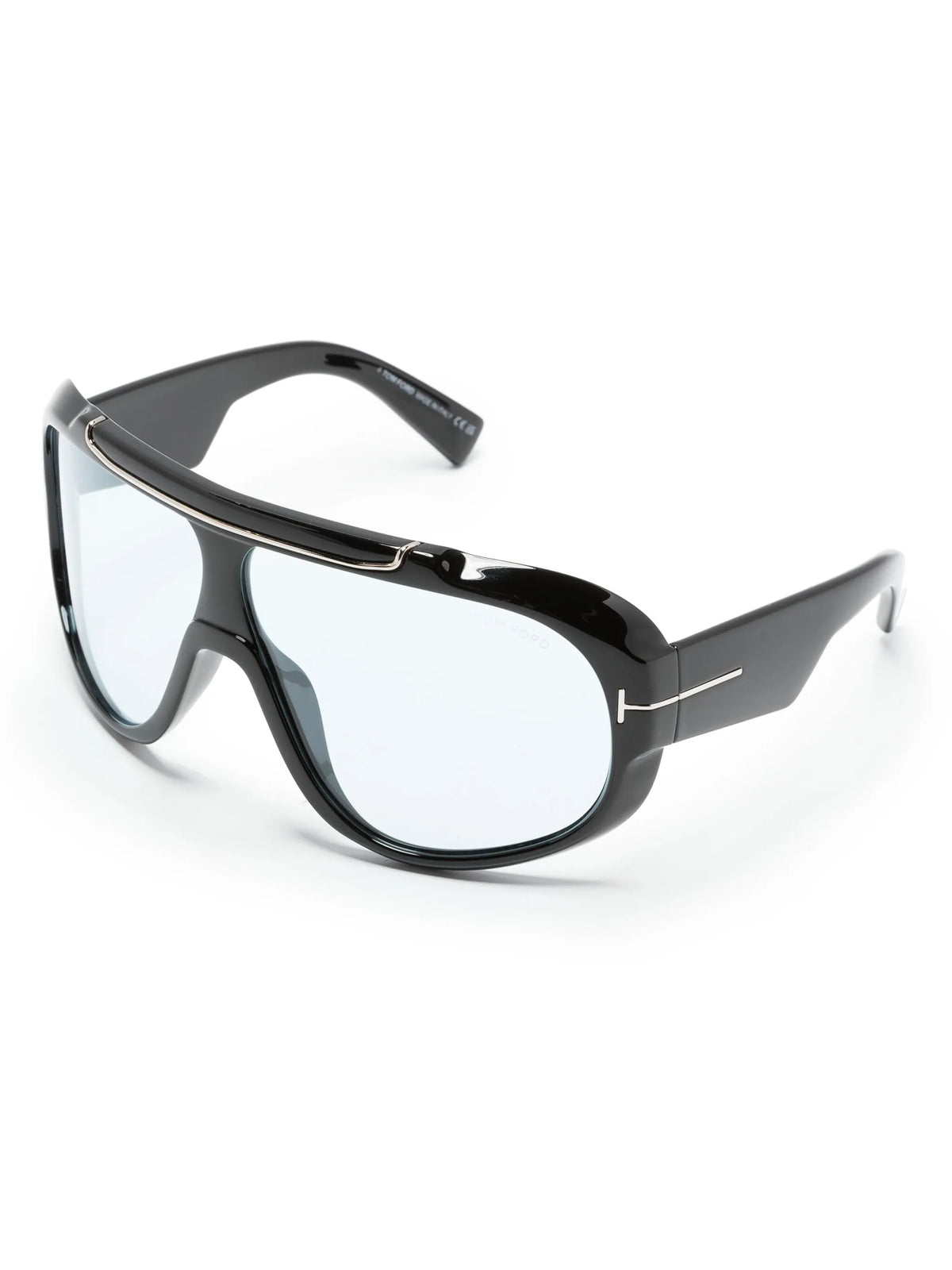 logo-plaque shield-frame sunglasses