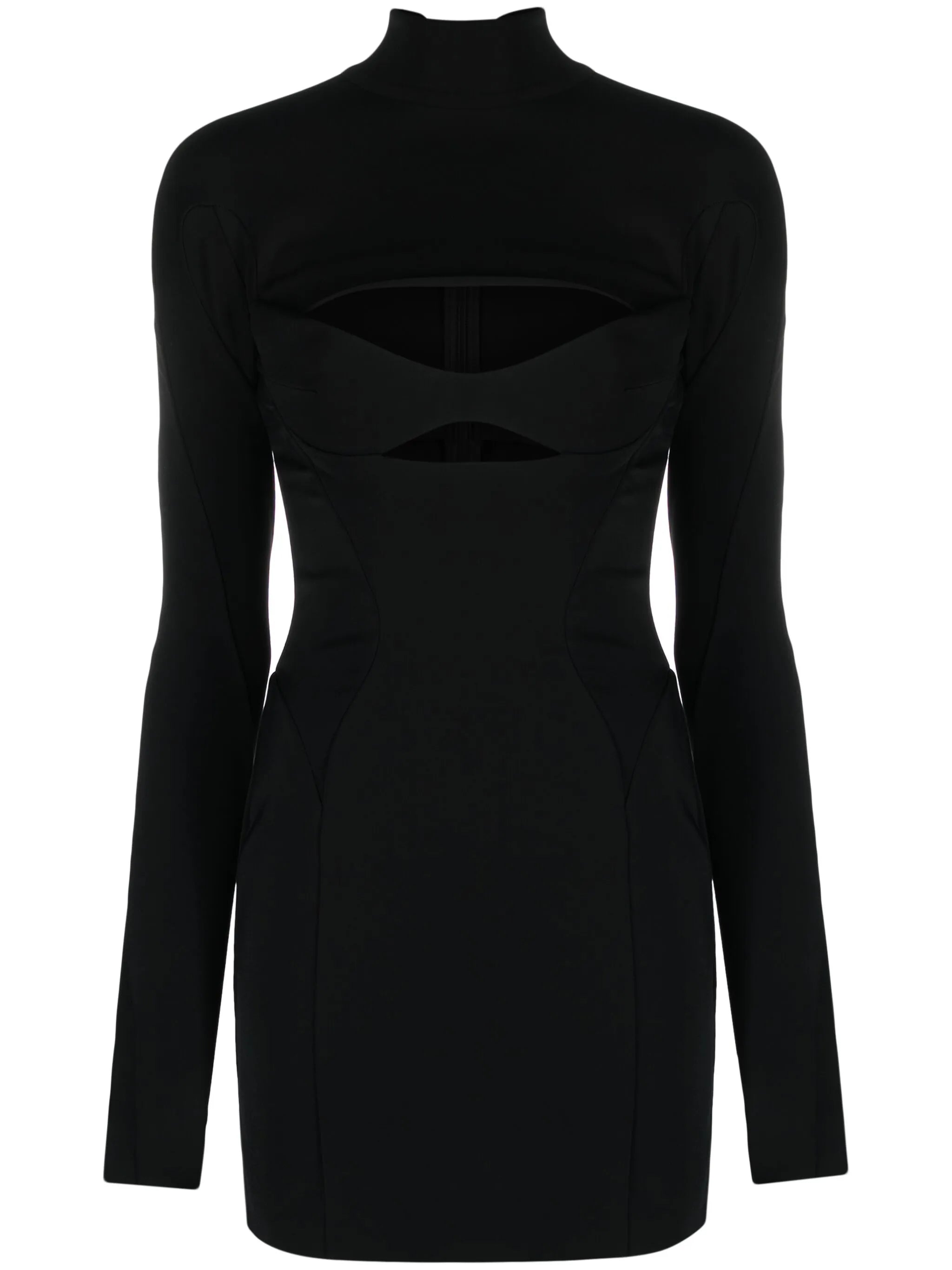 cut-out panelled minidress