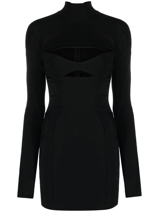 cut-out panelled minidress