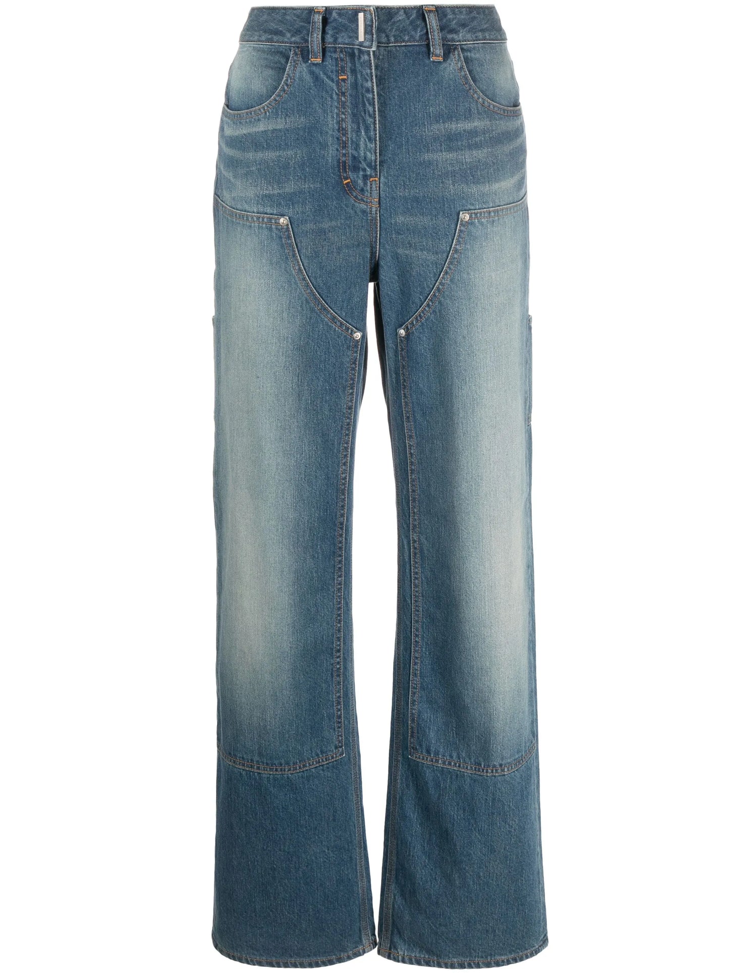 straight-leg jeans