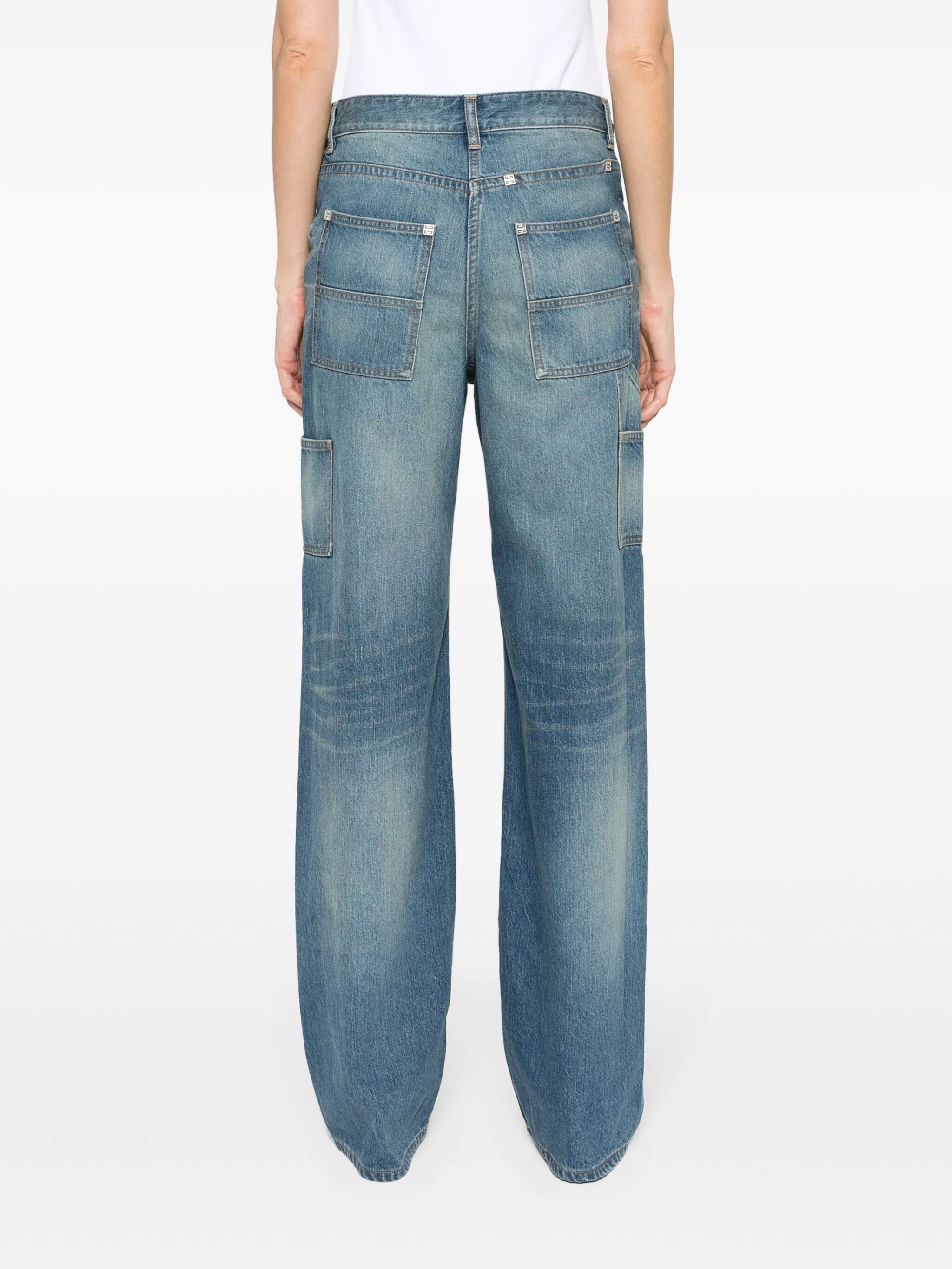 straight-leg jeans