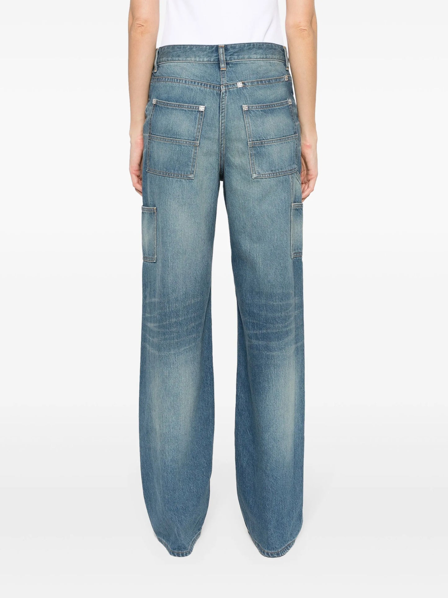 straight-leg jeans
