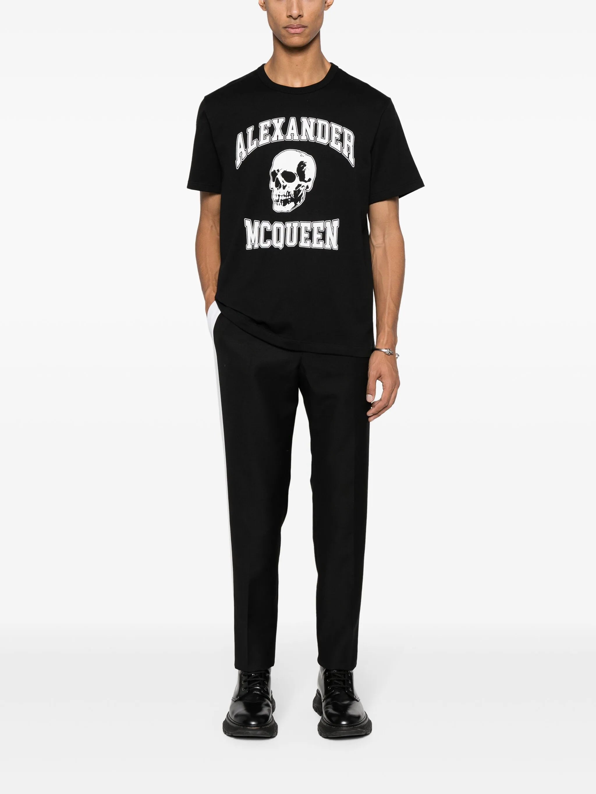logo-print cotton T-shirt