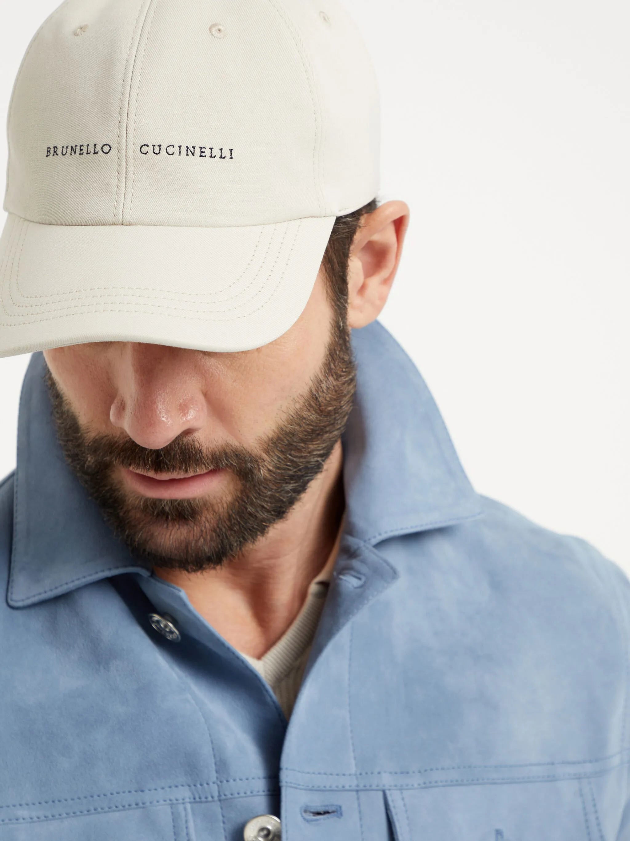 embroidered-logo baseball cap