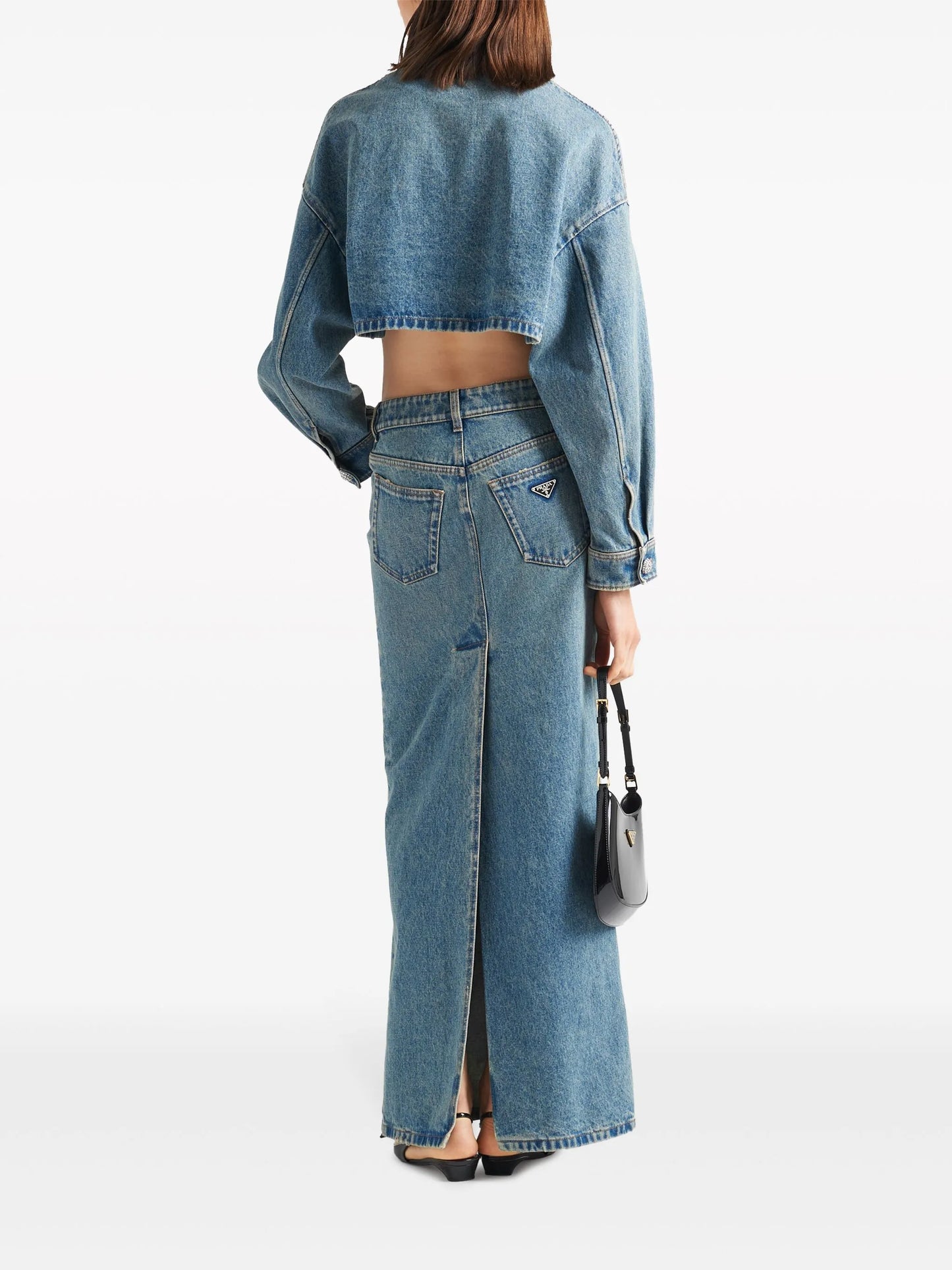 denim blouson jacket